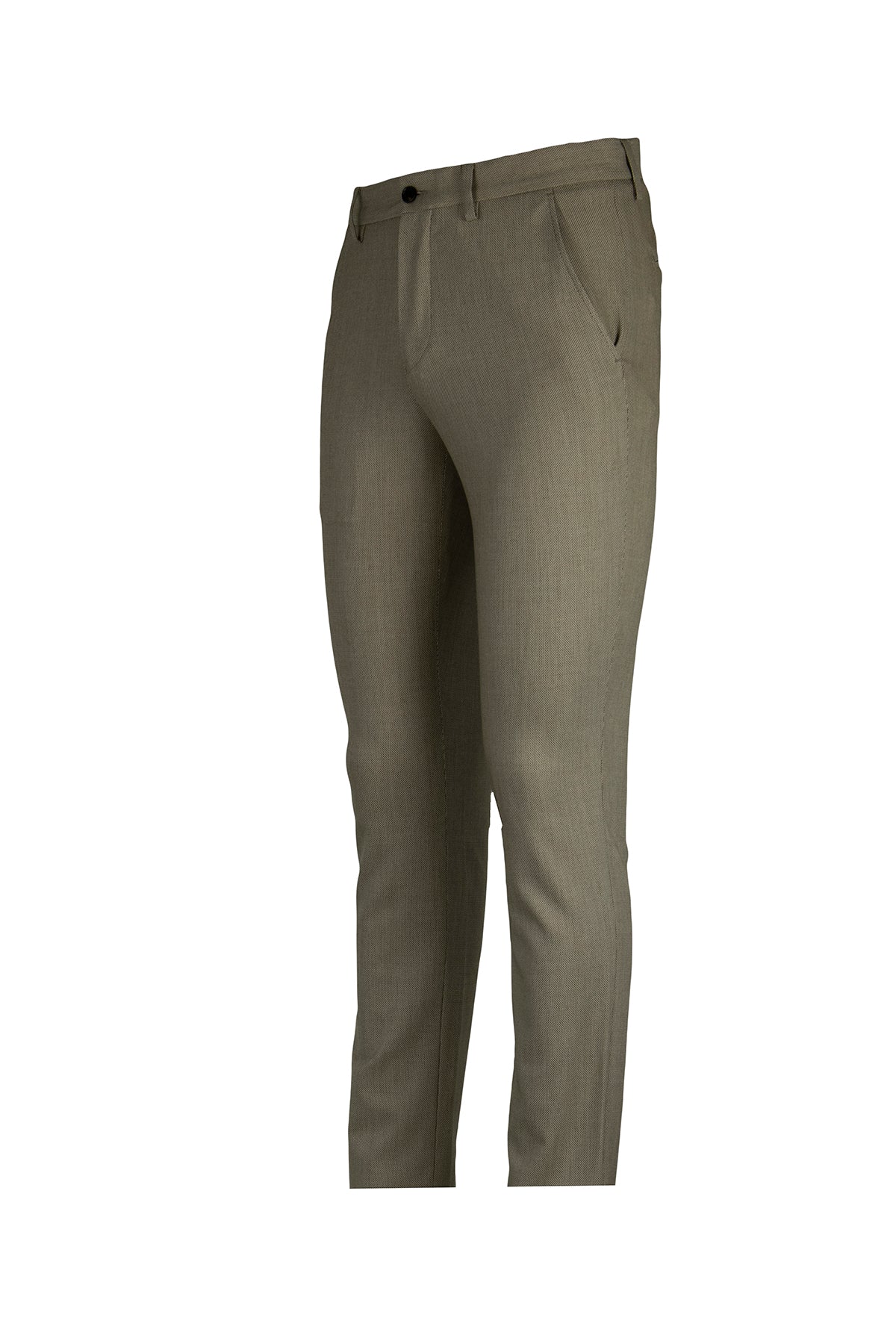 Comfort-Fit Classic Pants - Beige