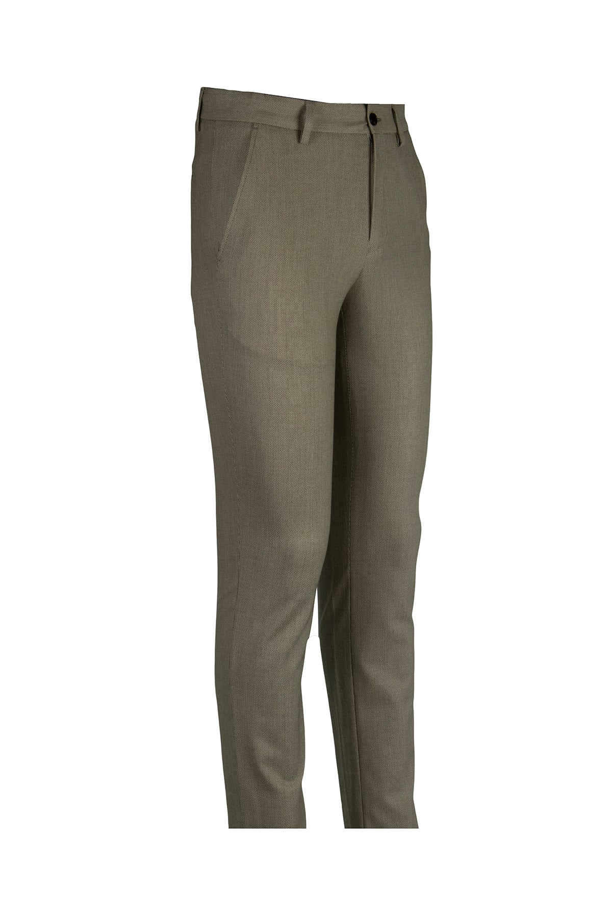 Comfort-Fit Classic Pants - Beige