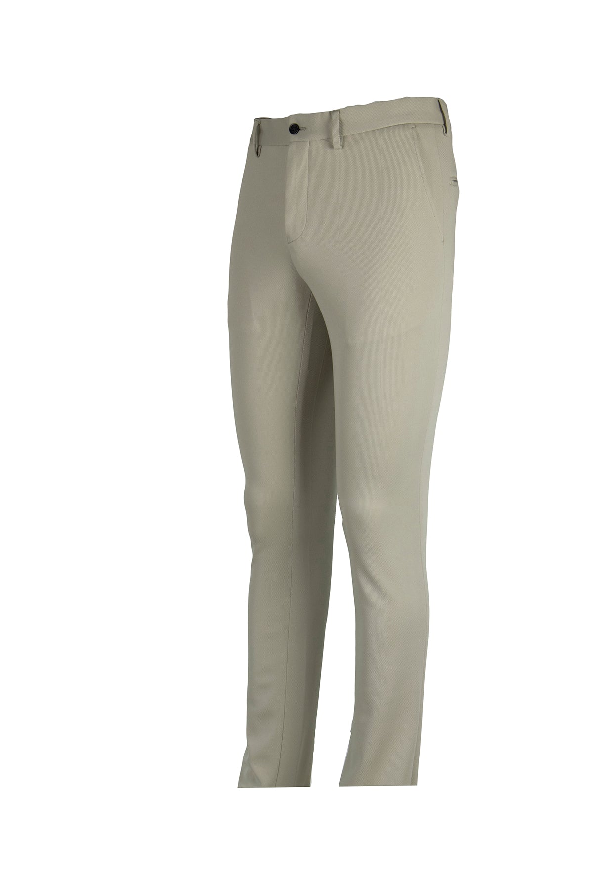 Slim-Fit Classic Pants - Light Beige