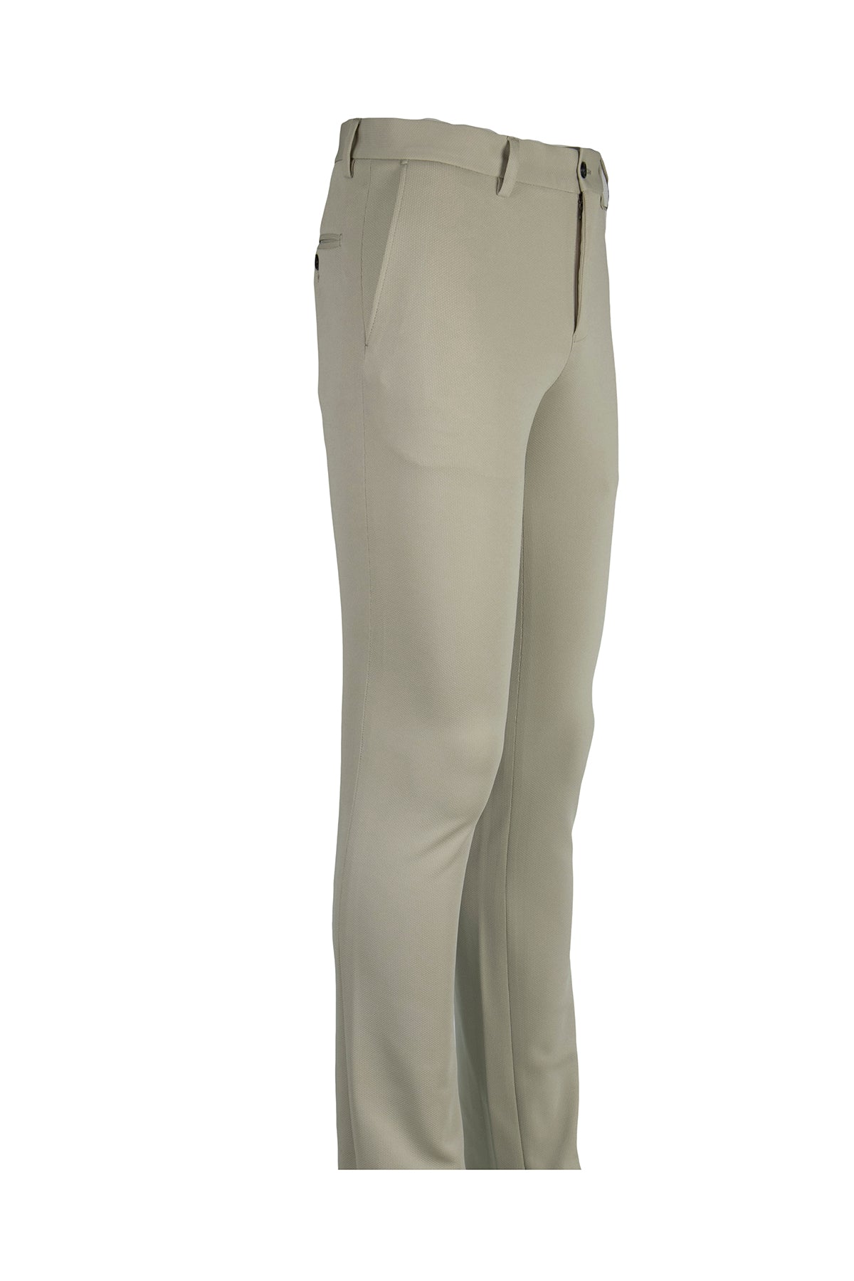 Slim-Fit Classic Pants - Light Beige