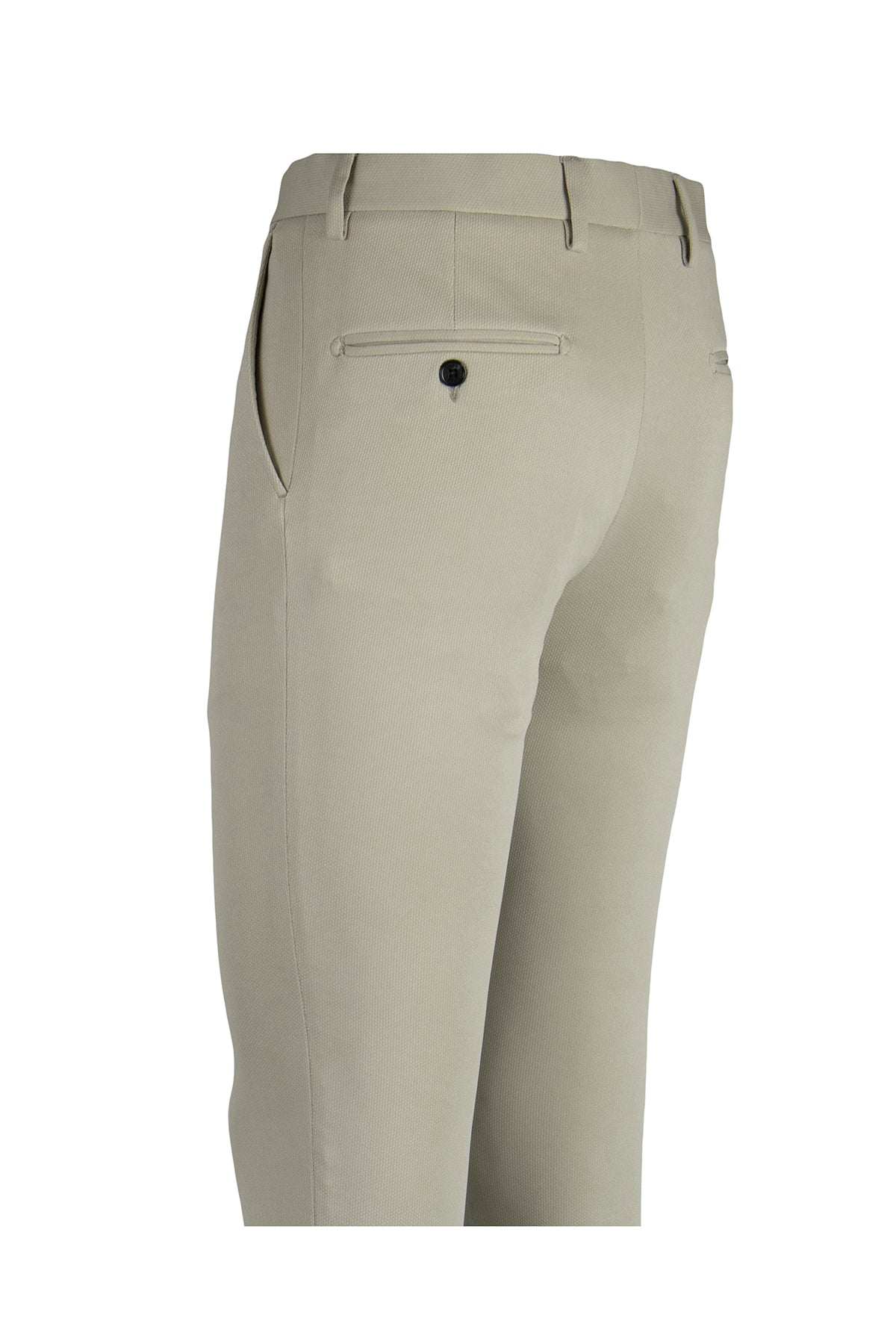 Slim-Fit Classic Pants - Light Beige