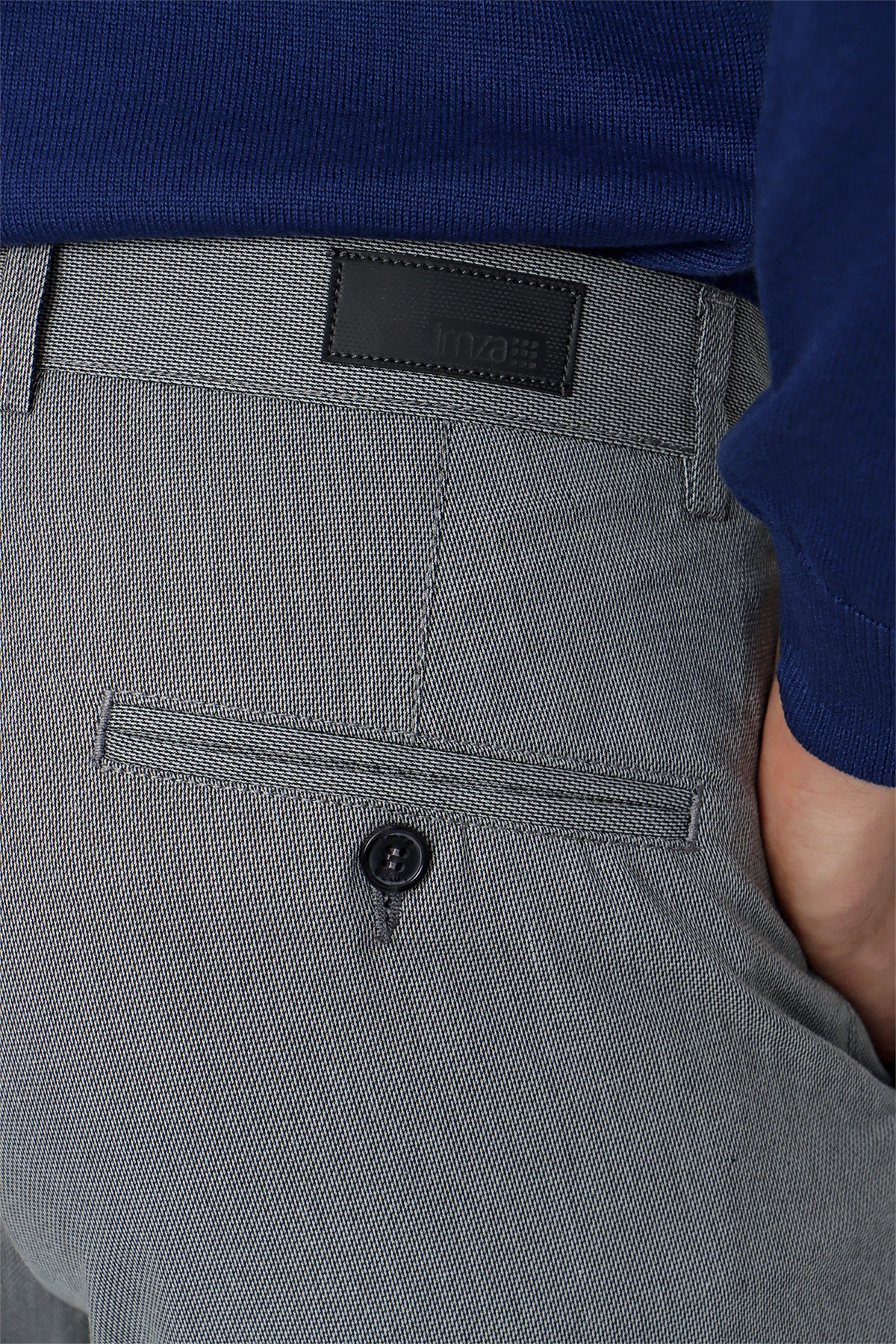 Slim-Fit Chino Pants - Grey