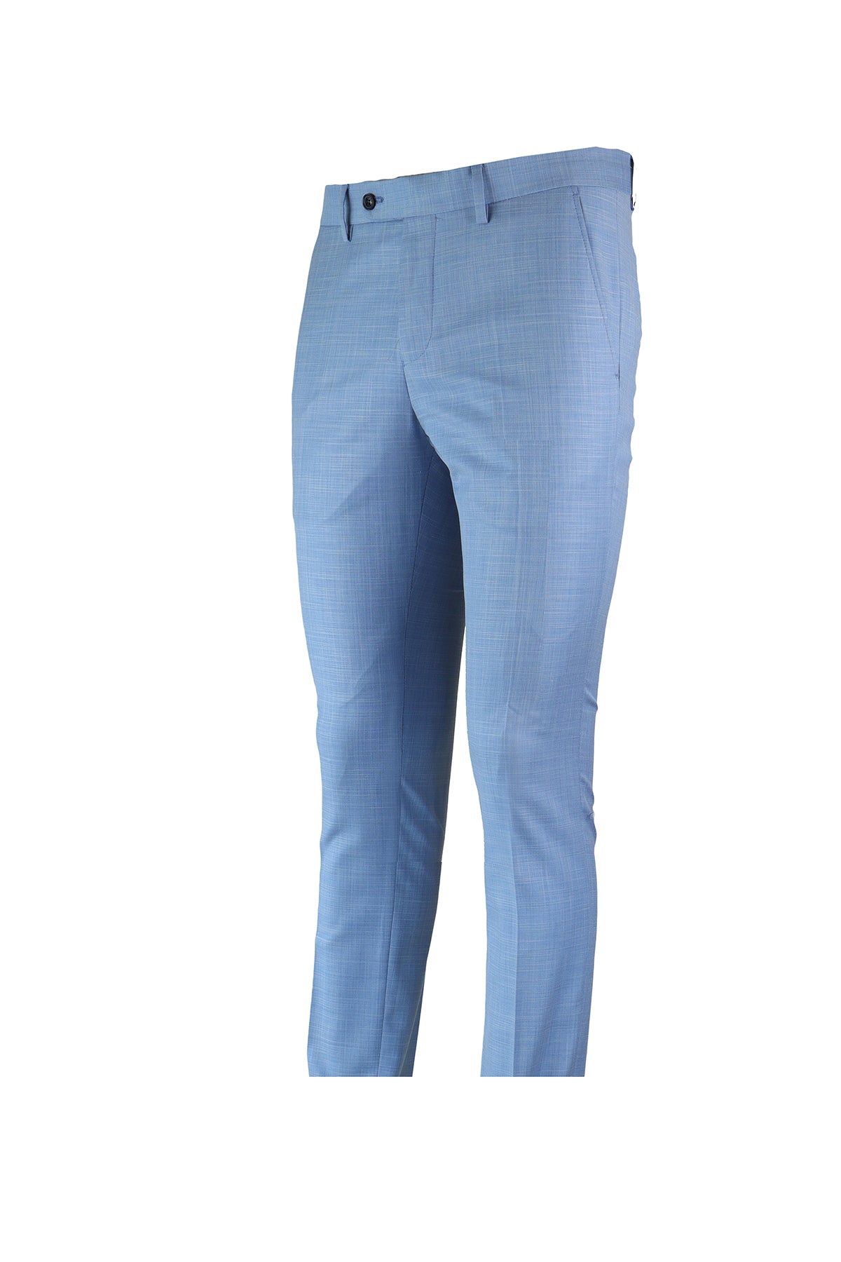 Slim-Fit Classic Pants - Light Blue