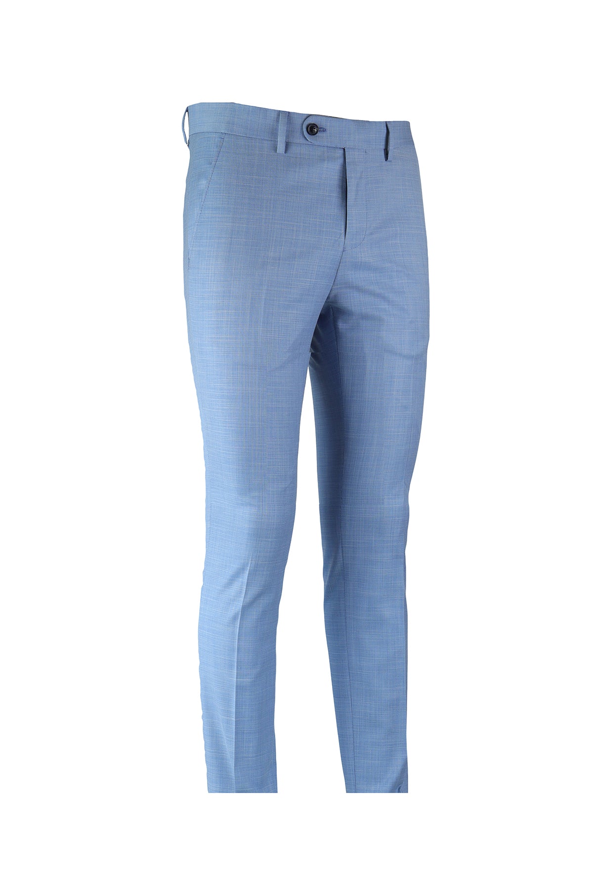 Slim-Fit Classic Pants - Light Blue