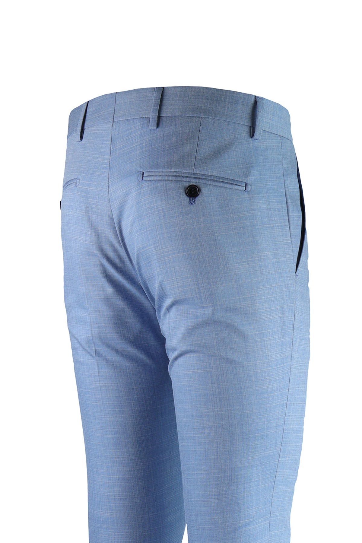 Slim-Fit Classic Pants - Light Blue