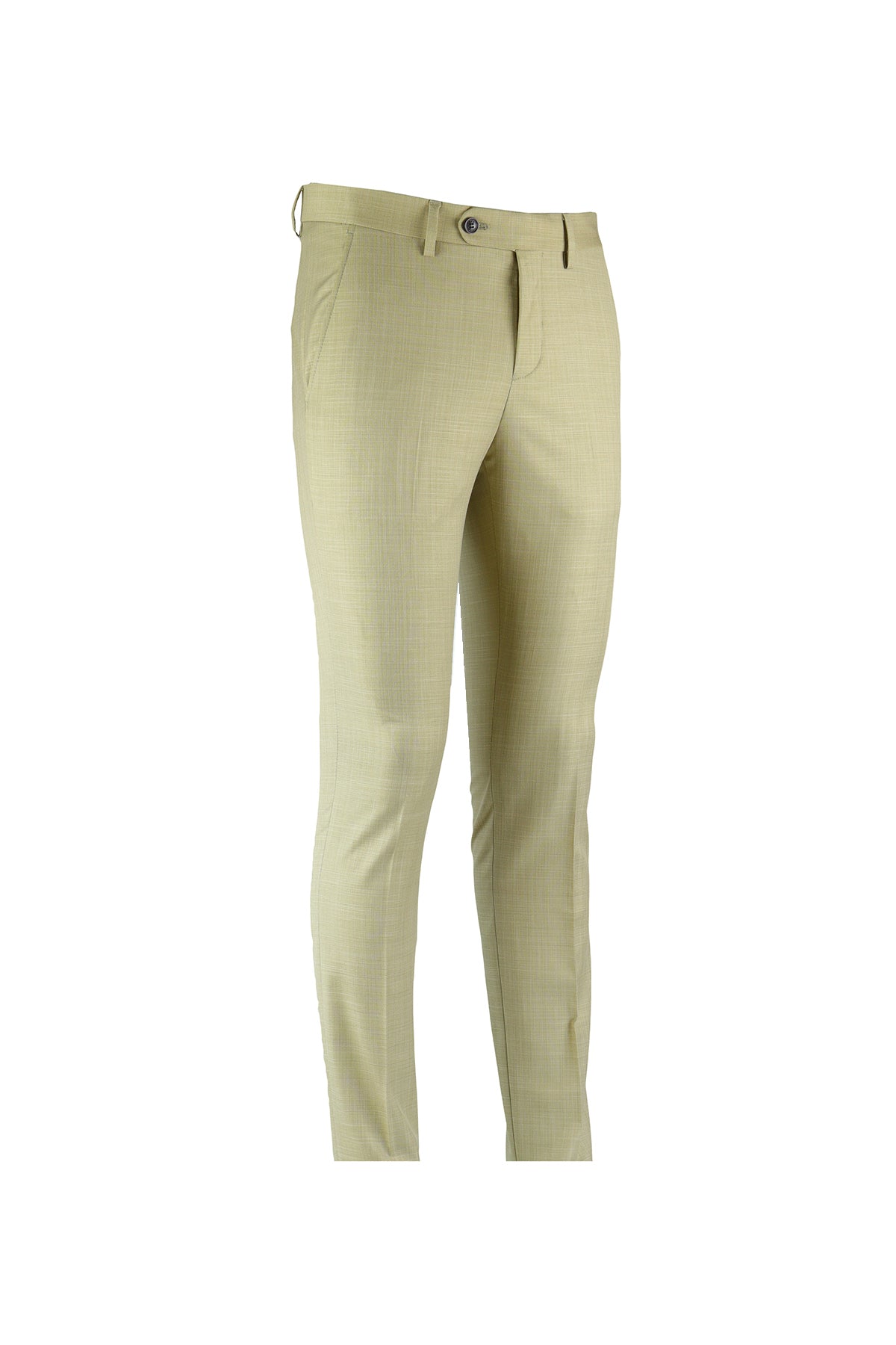 Slim-Fit Classic Pants - Beige