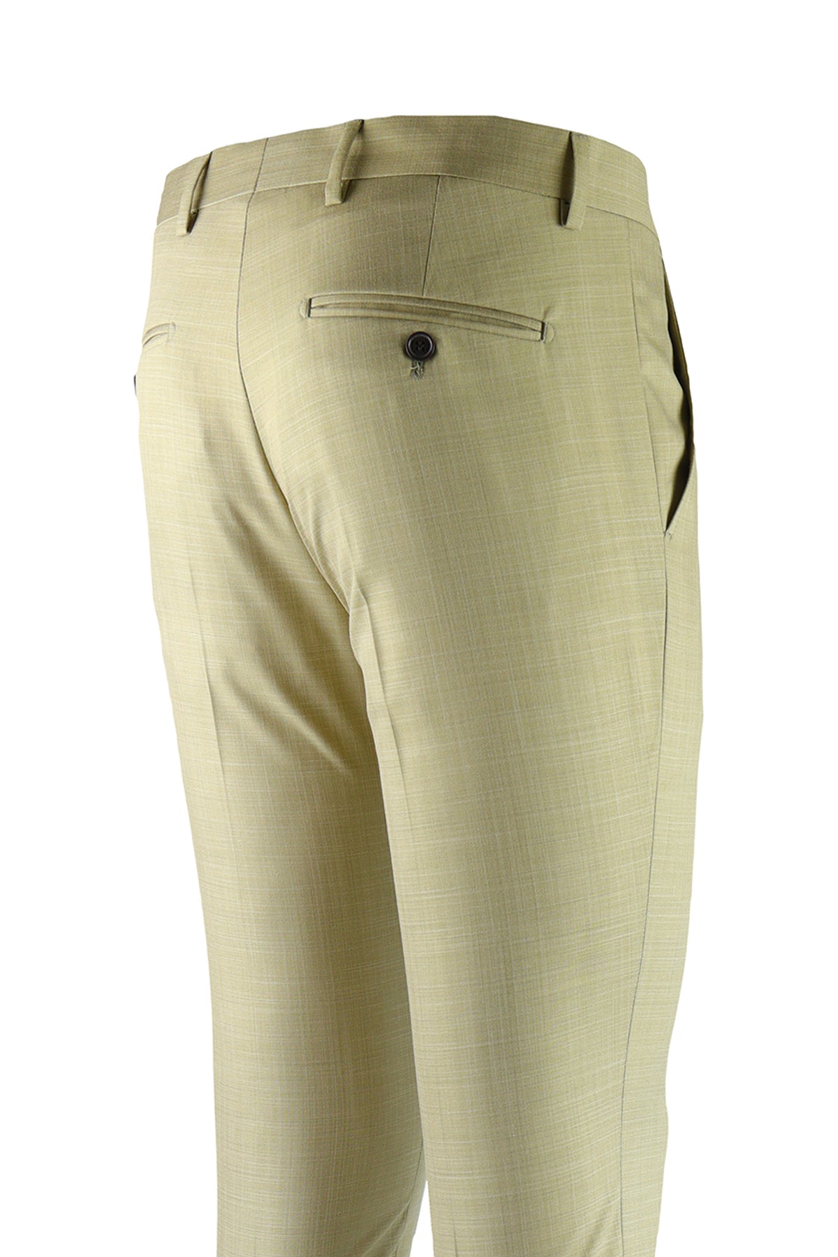 Slim-Fit Classic Pants - Beige