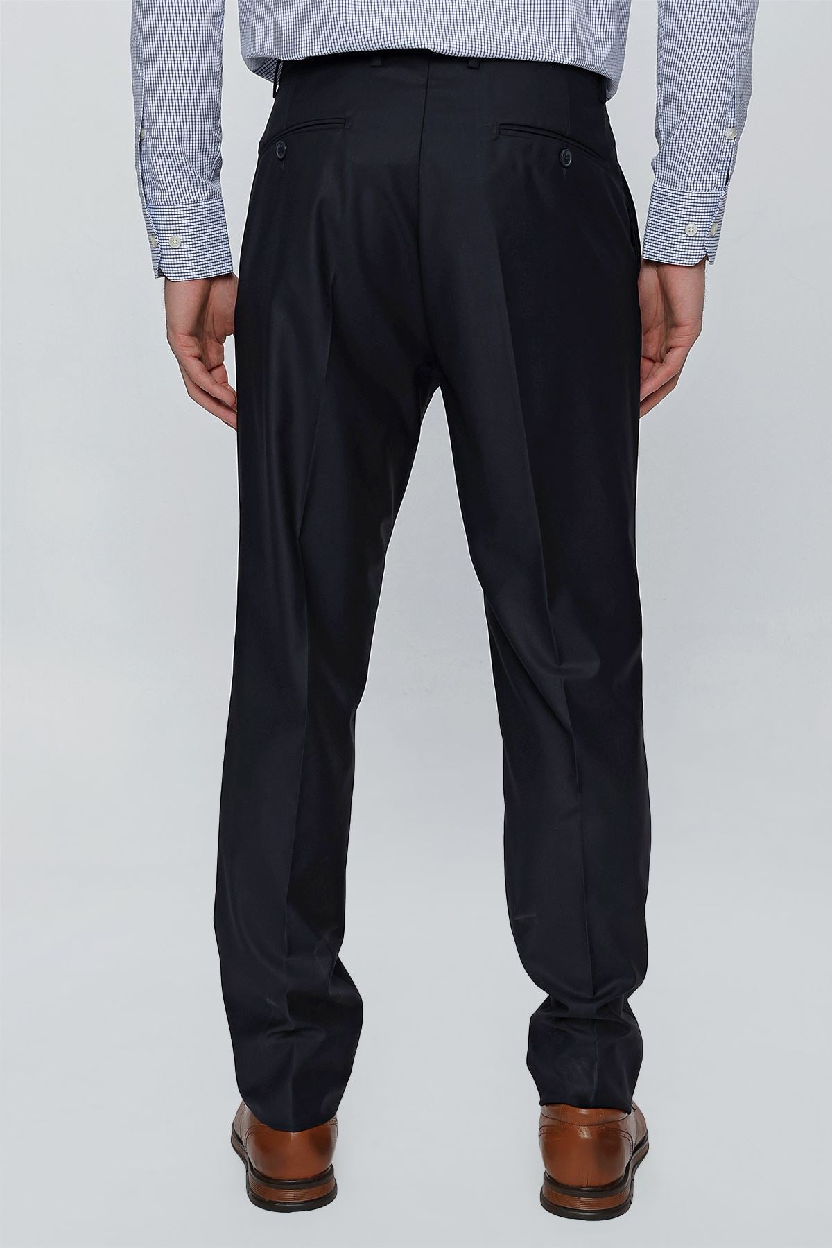 Slim-Fit Classic Pants - Dark Navy