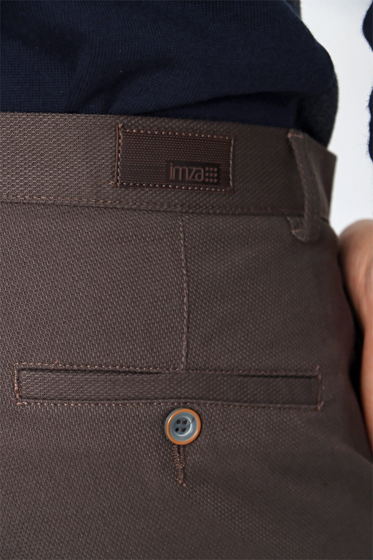 Slim-Fit Chino Pants - Brown