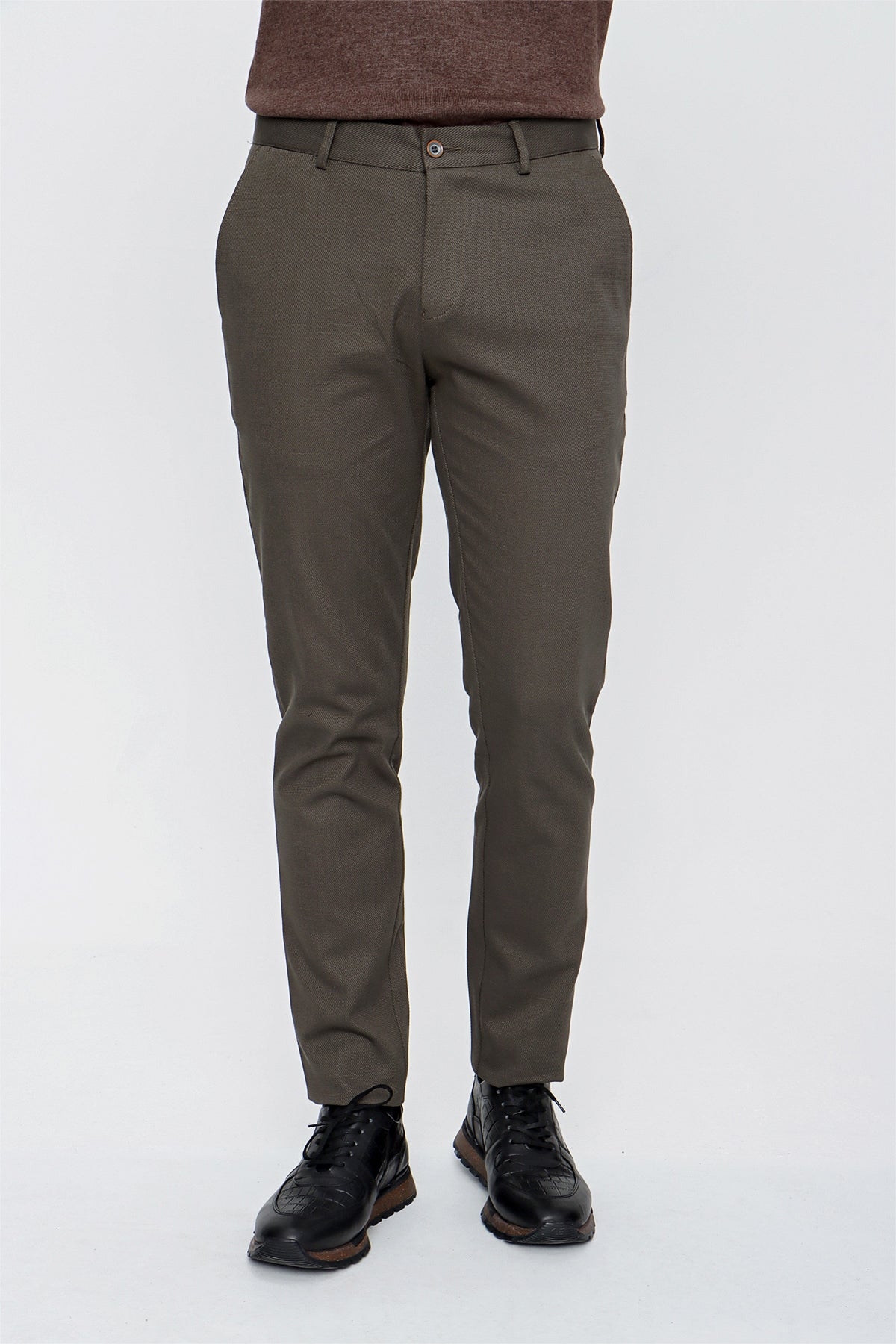 Slim-Fit Chino Pants - Khaki