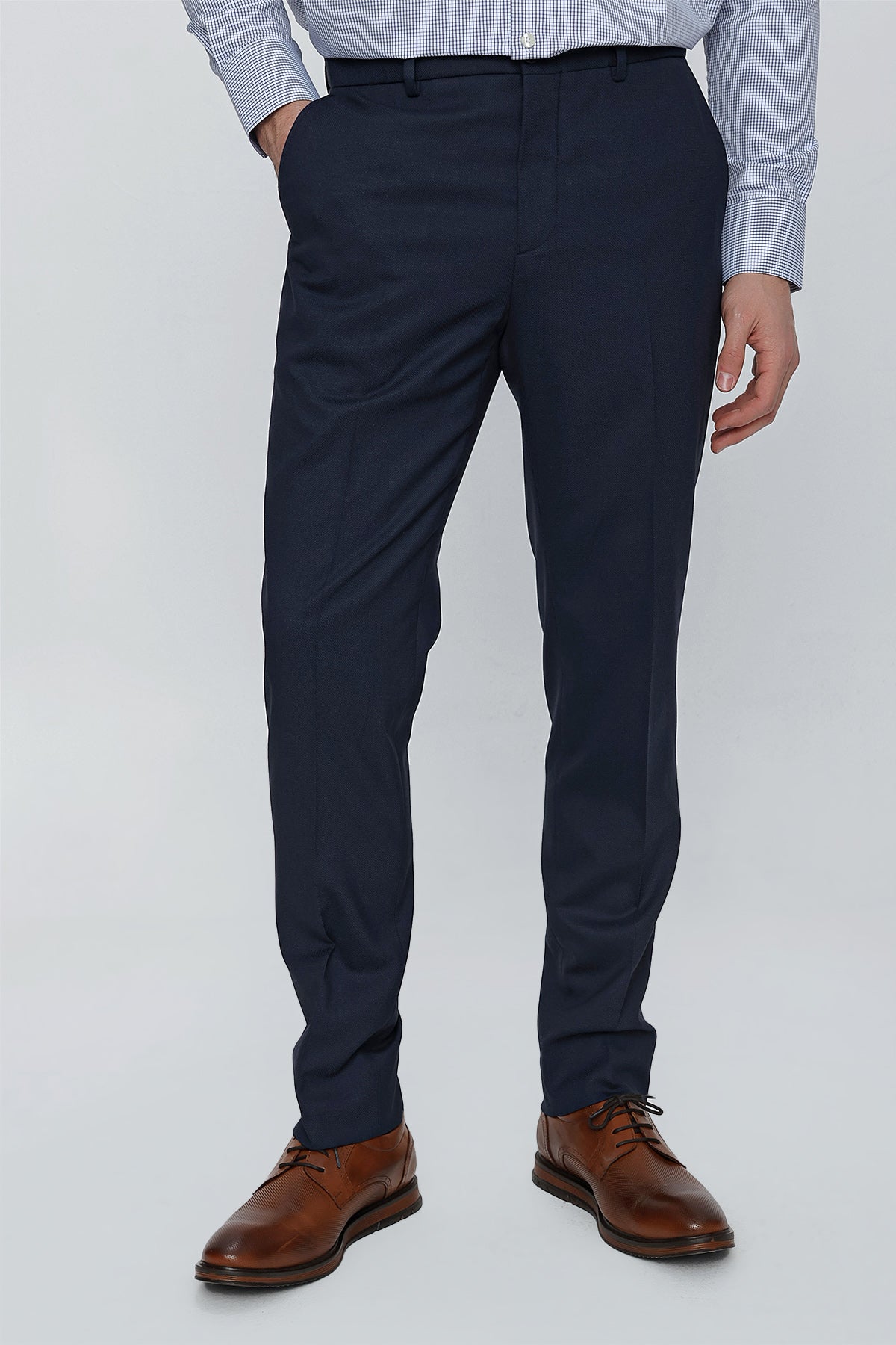 Slim-Fit Classic Pants - Navy