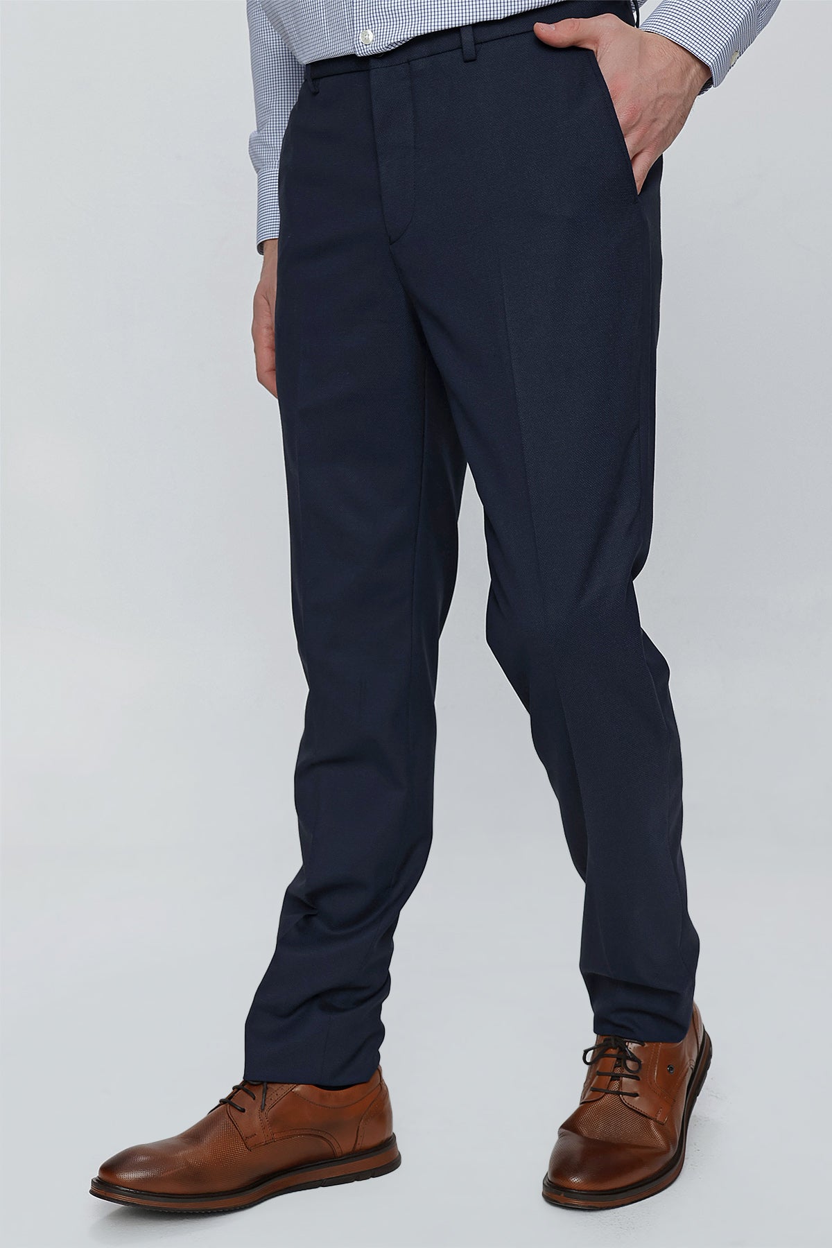 Slim-Fit Classic Pants - Navy