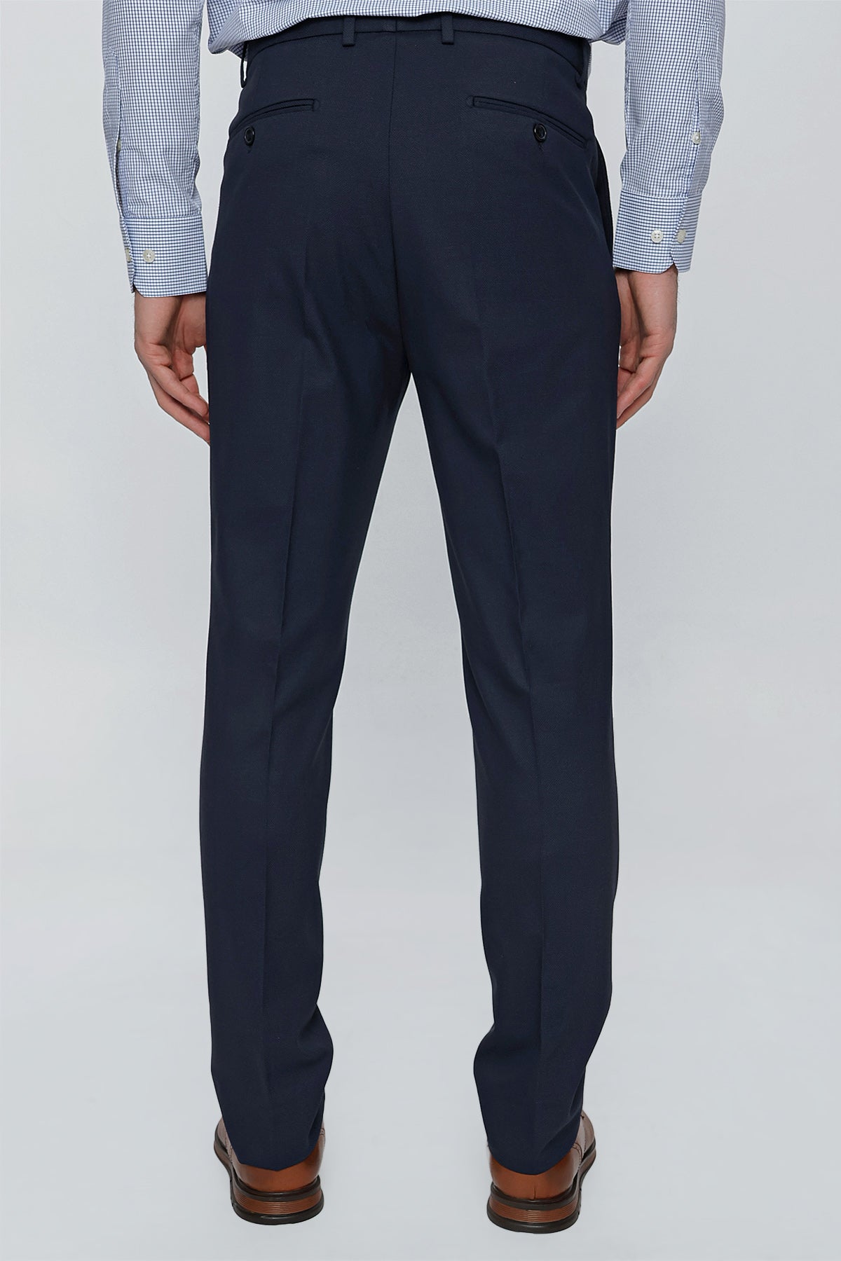 Slim-Fit Classic Pants - Navy