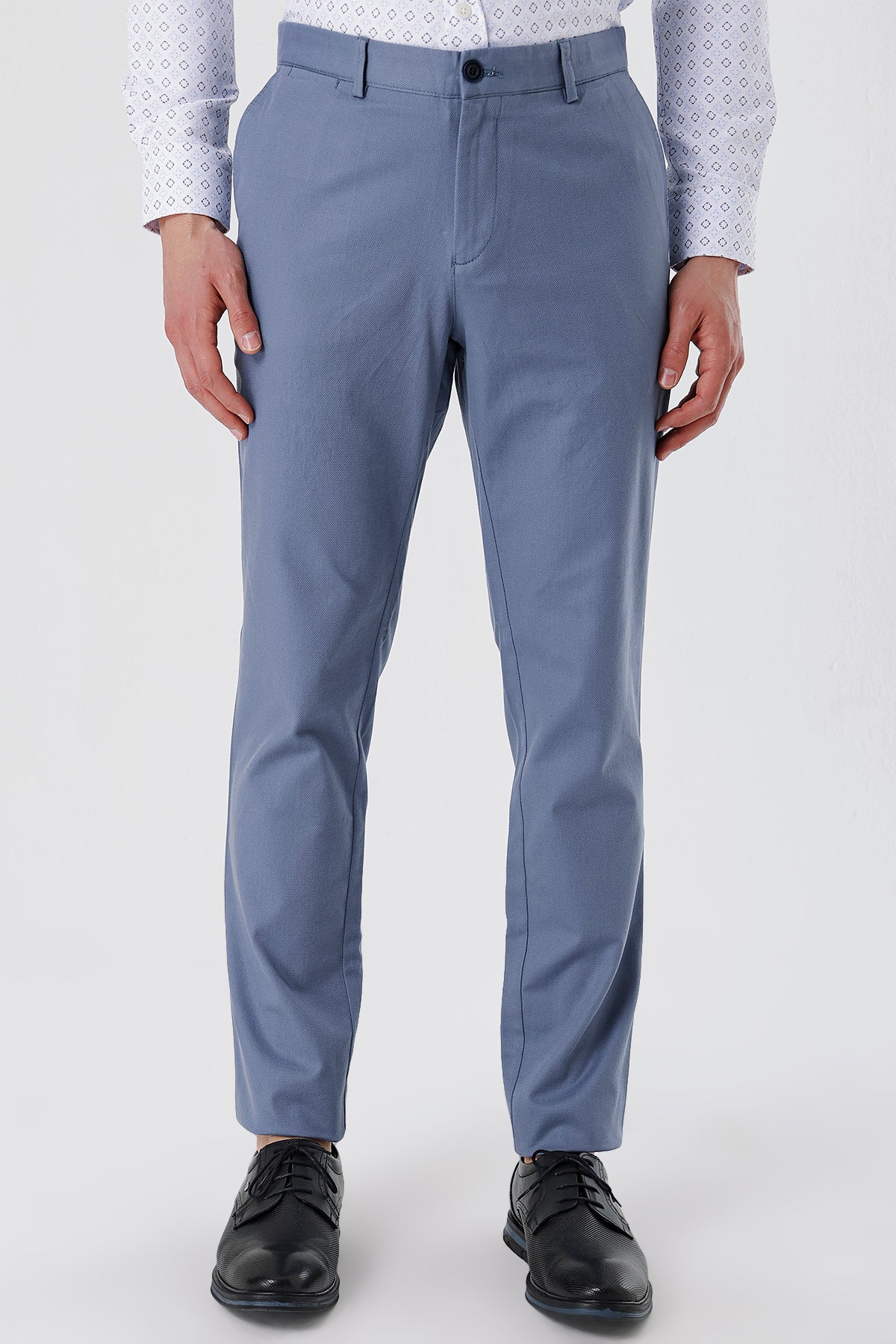 Slim-Fit Chino Pants - Indigo Blue