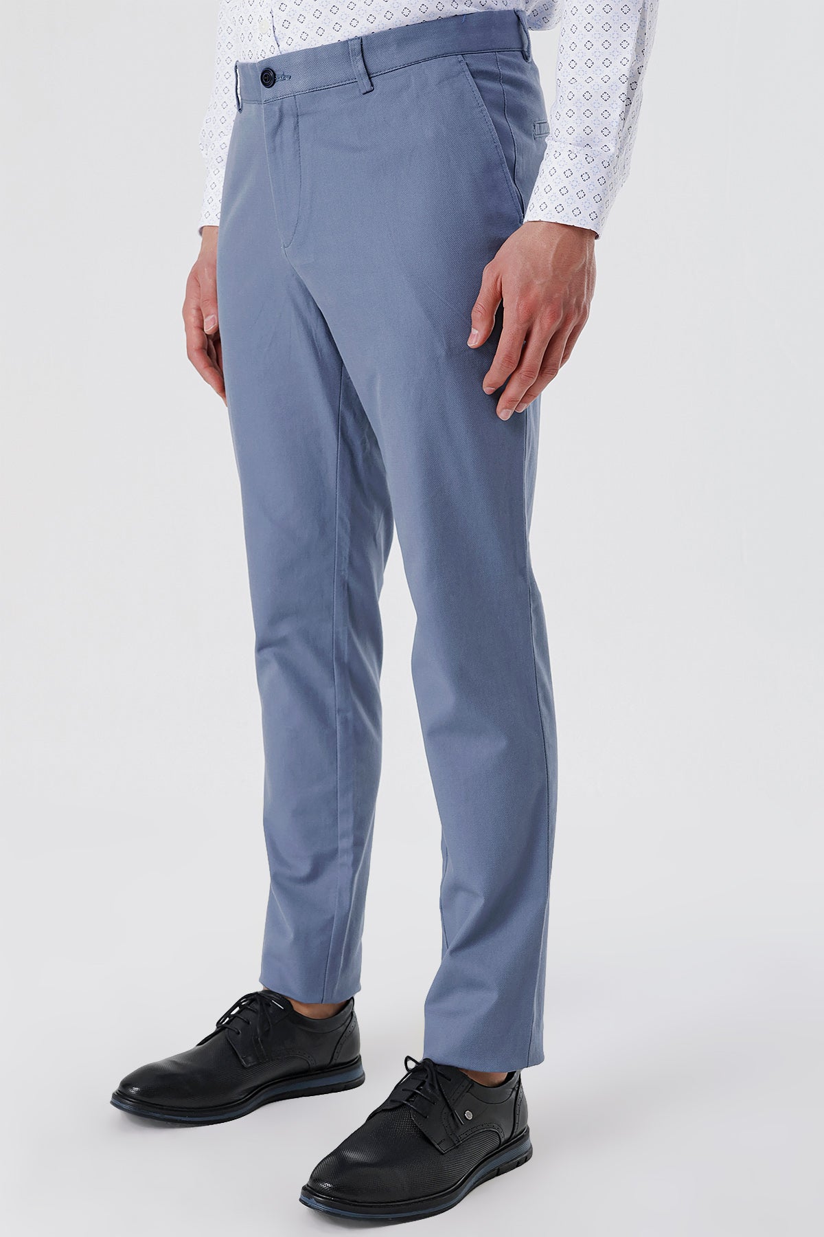 Slim-Fit Chino Pants - Indigo Blue