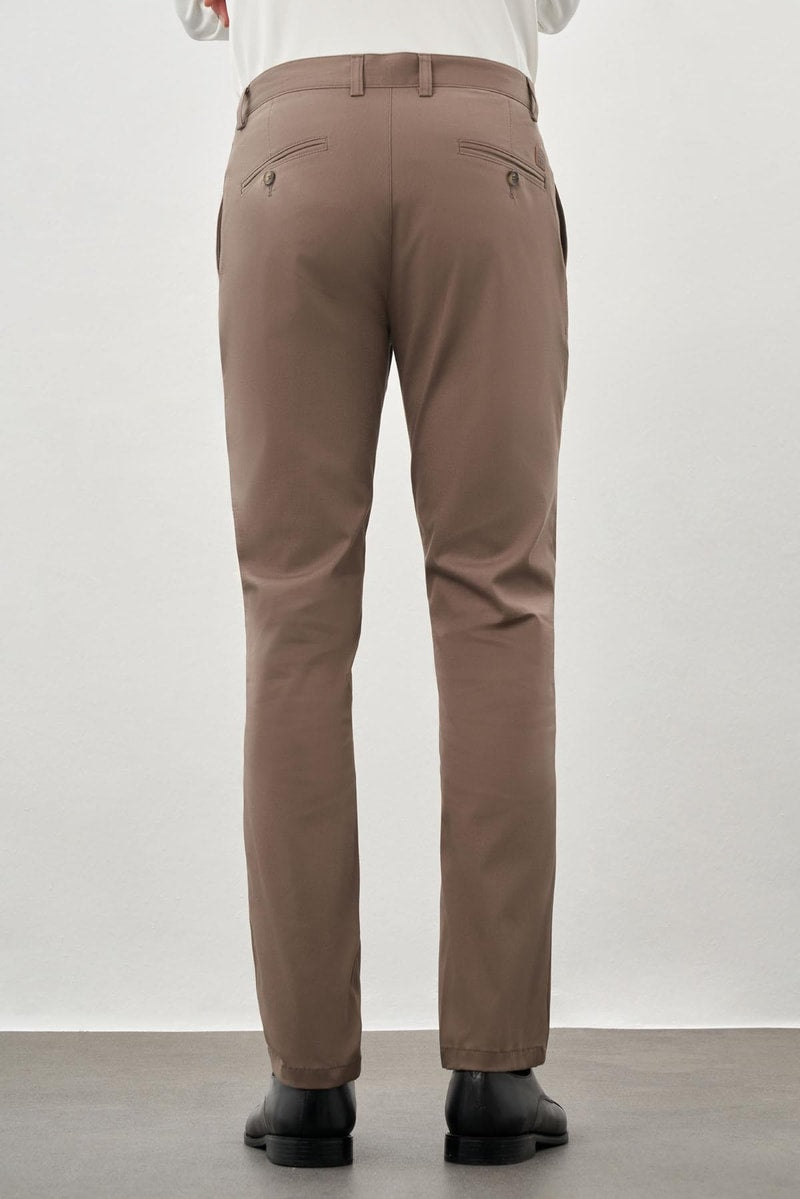 Slim-Fit Chino Pants - Khaki