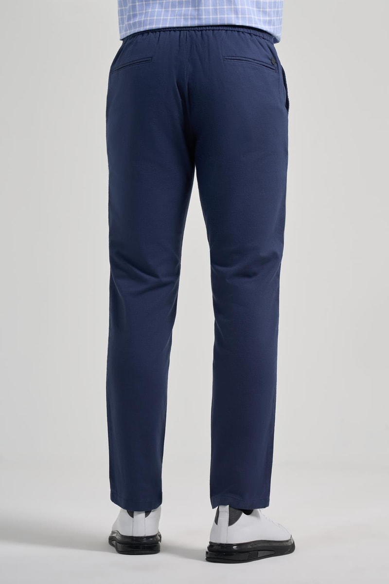 Slim-Fit Jogger Pants - Navy