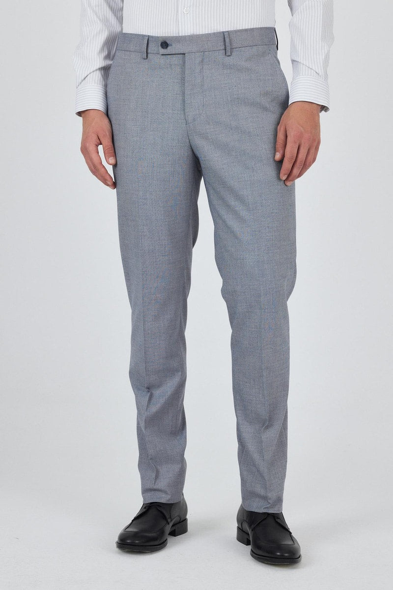 Comfort-Fit Classic Pants - Grey
