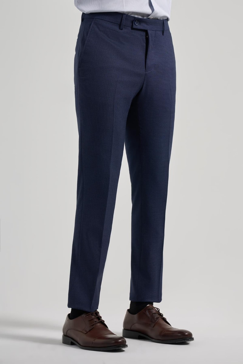 Slim-Fit Classic Pants - Navy