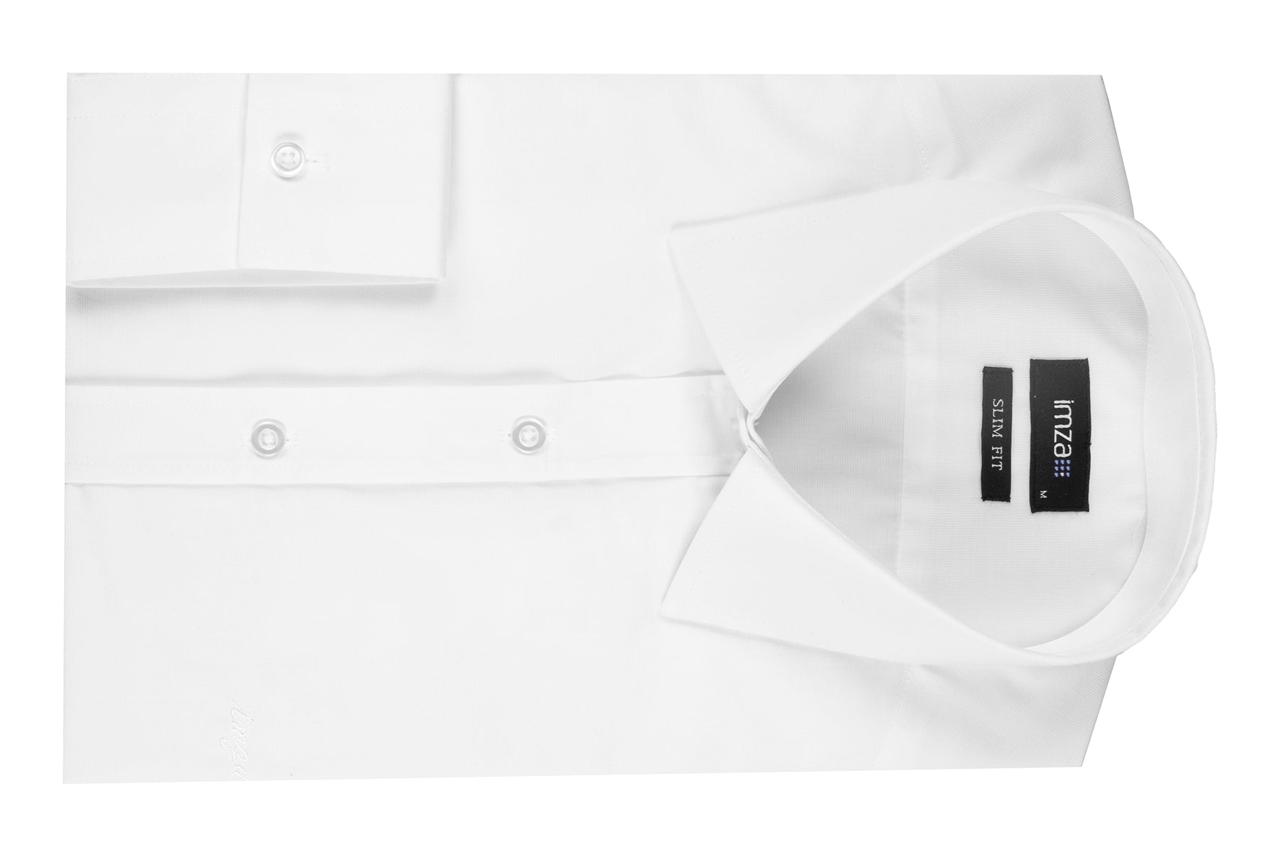 Slim-Fit Basic Shirt - White