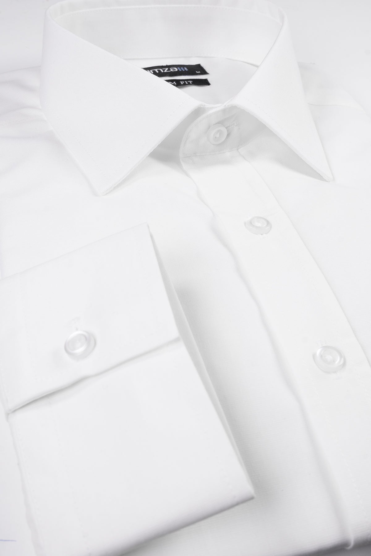 Slim-Fit Basic Shirt - White