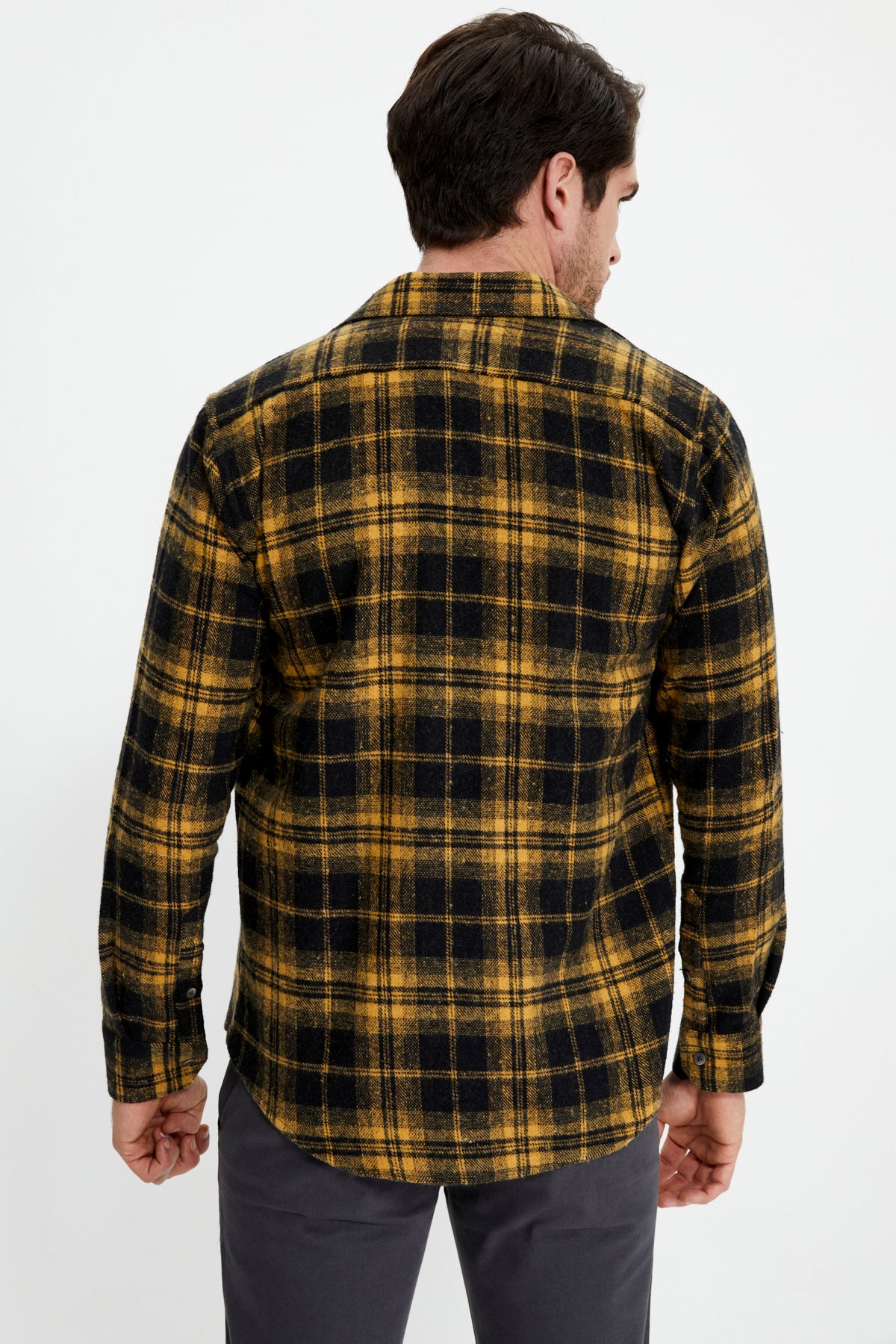 Comfort-Fit Check Shirt - Yellow