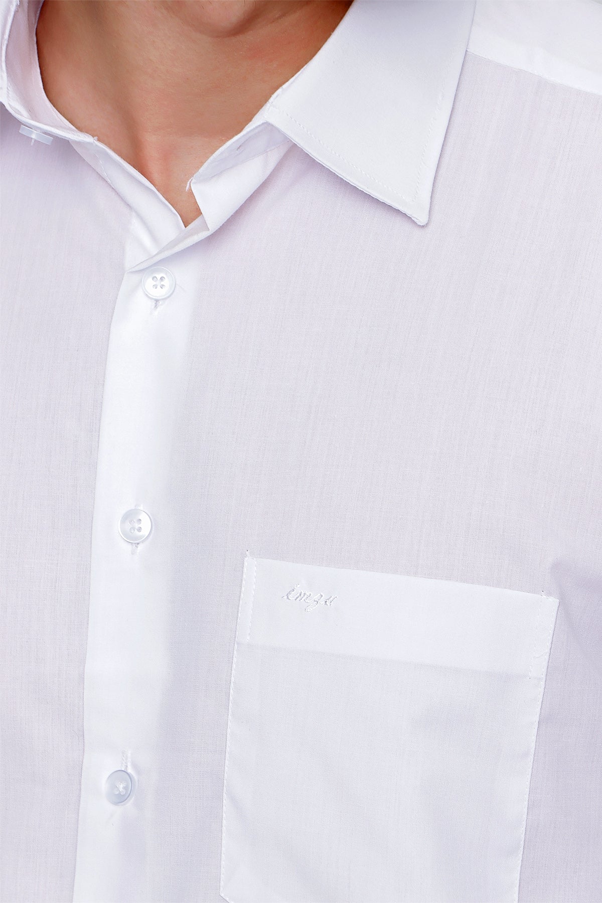 Comfort-Fit Basic Shirt - White