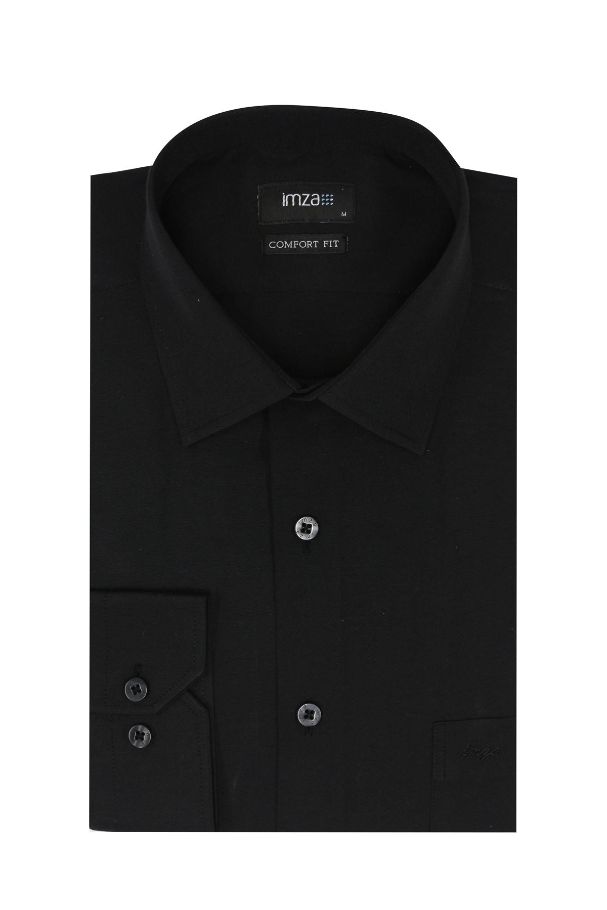 Comfort-Fit Classic Shirt - Black