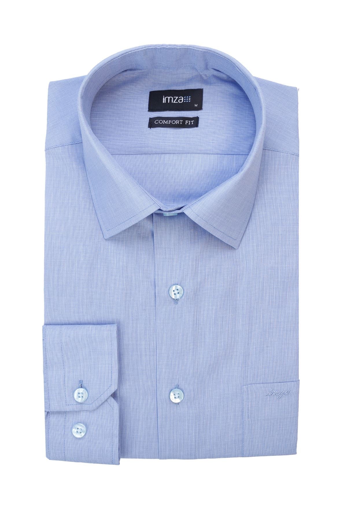 Comfort-Fit Classic Shirt - Light Blue