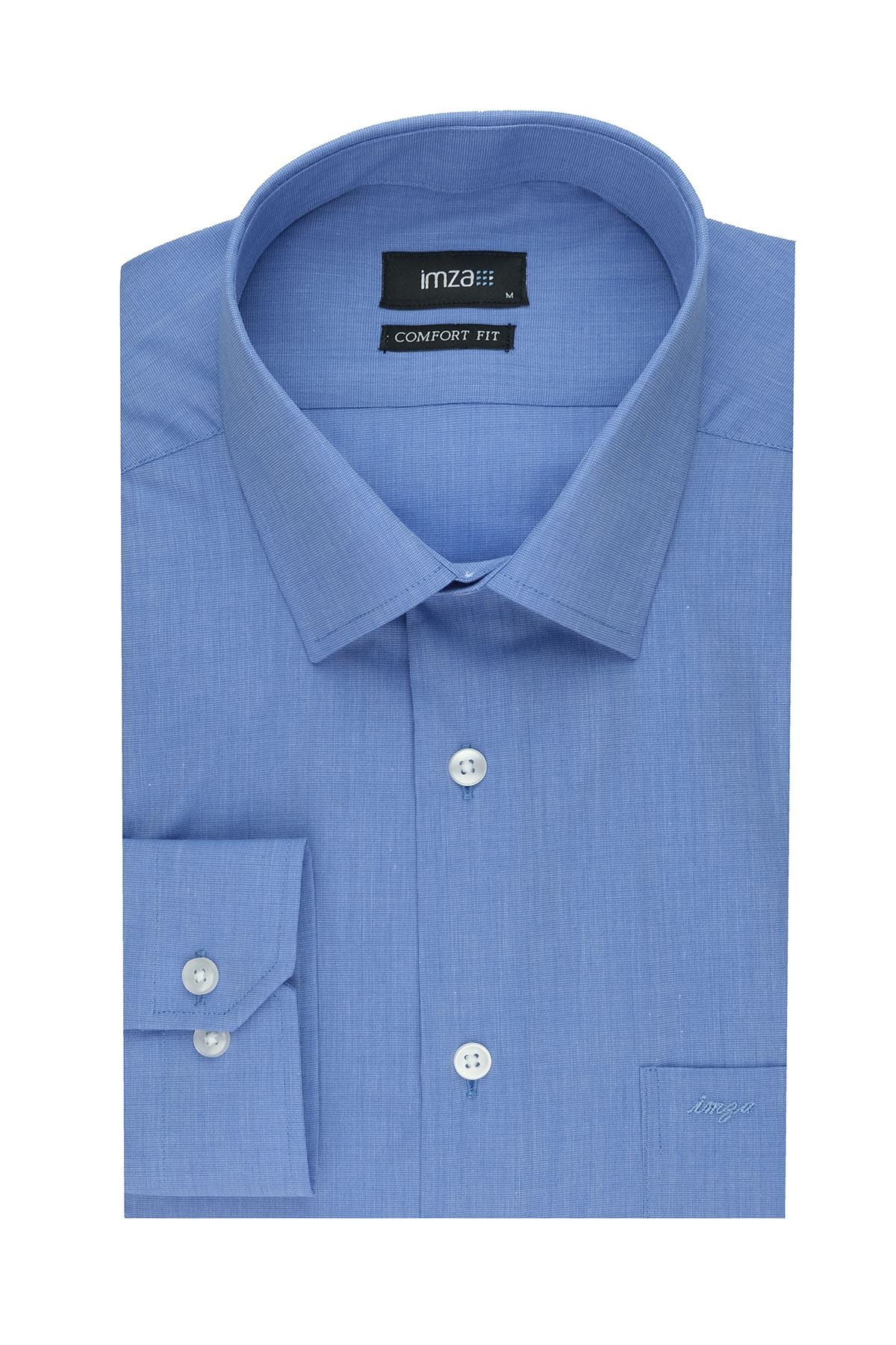 Comfort-Fit Classic Shirt - Blue