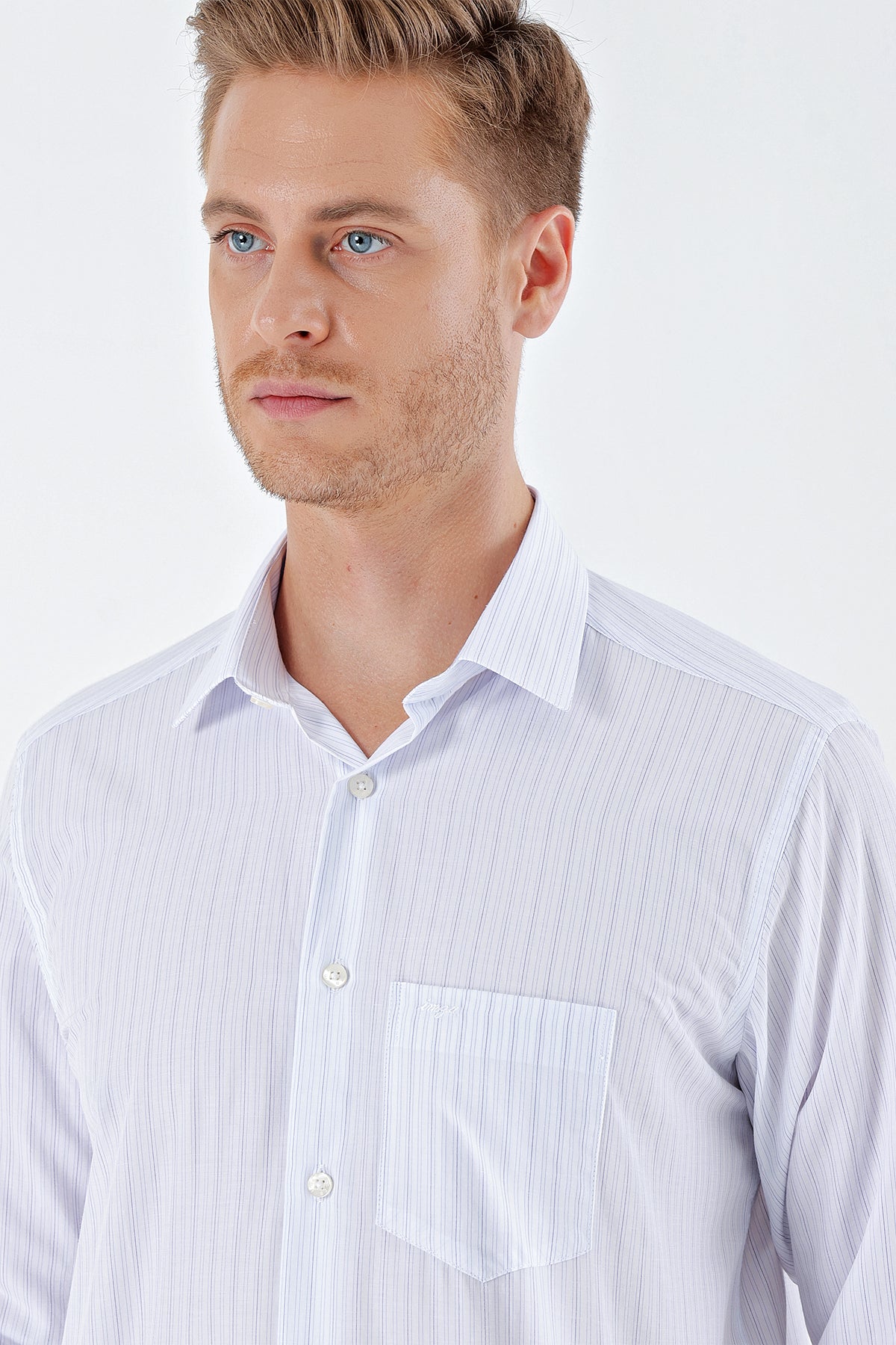 Comfort-Fit Striped Shirt