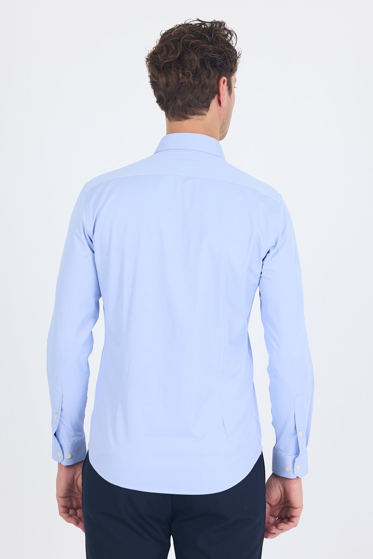 Slim-Fit Classic Shirt - Light Blue