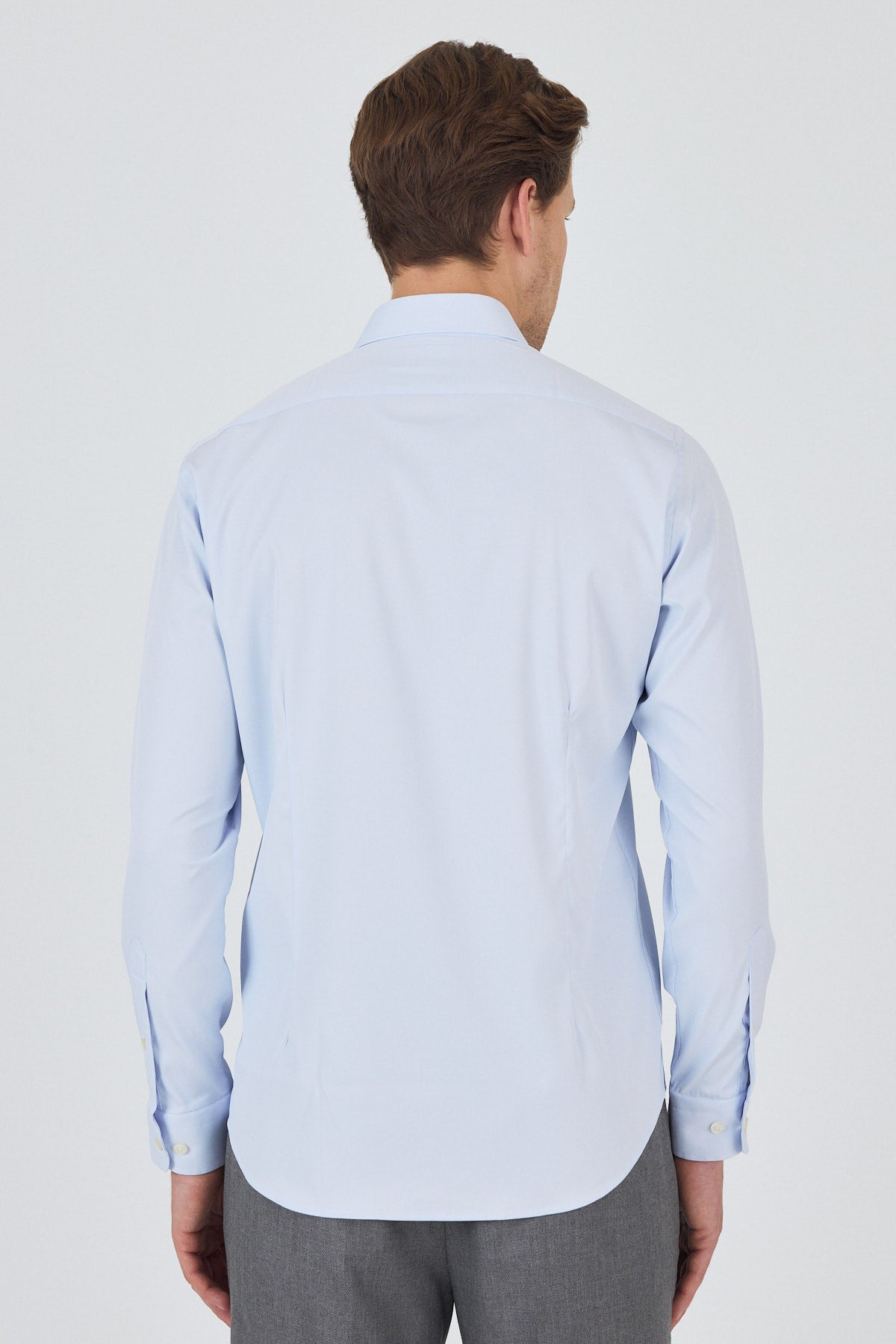 Slim-Fit Classic Shirt - Light Blue