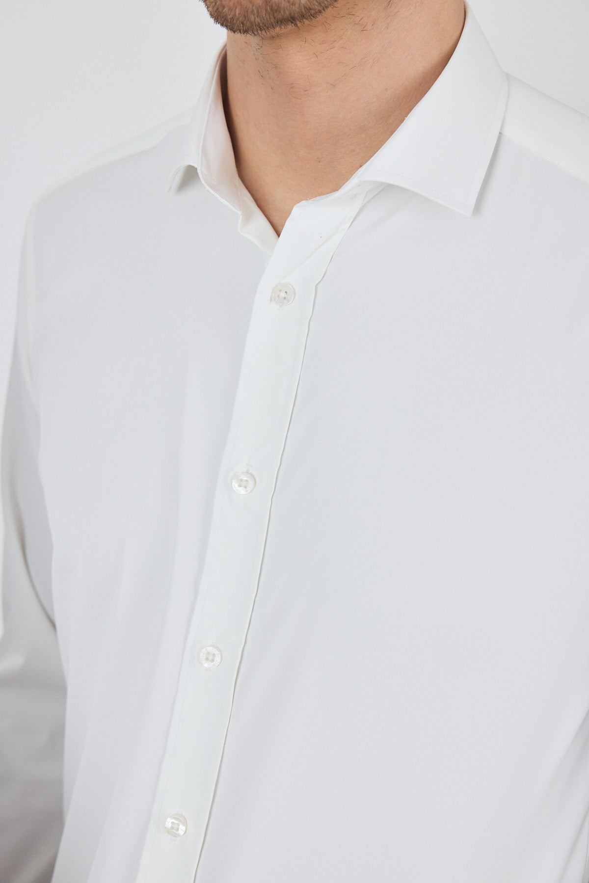 Slim-Fit Classic Shirt - Off-White