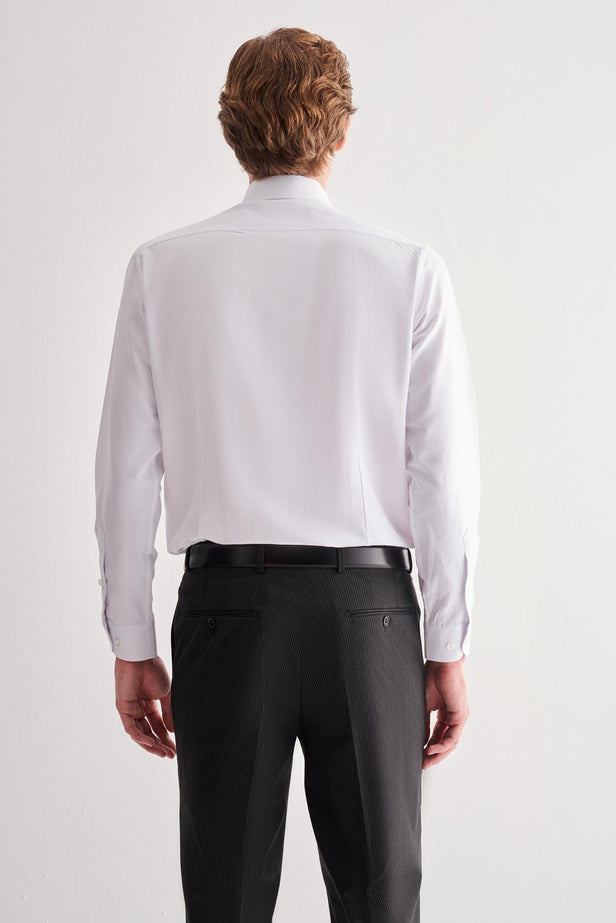 Slim-Fit Classic Shirt - White