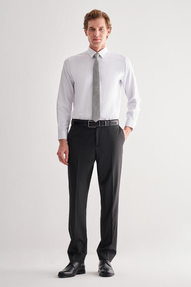 Slim-Fit Classic Shirt - White