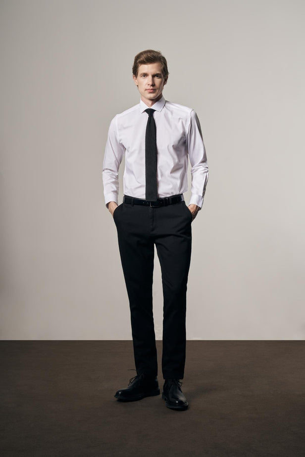 Slim-Fit Easy Iron Classic Shirt - White