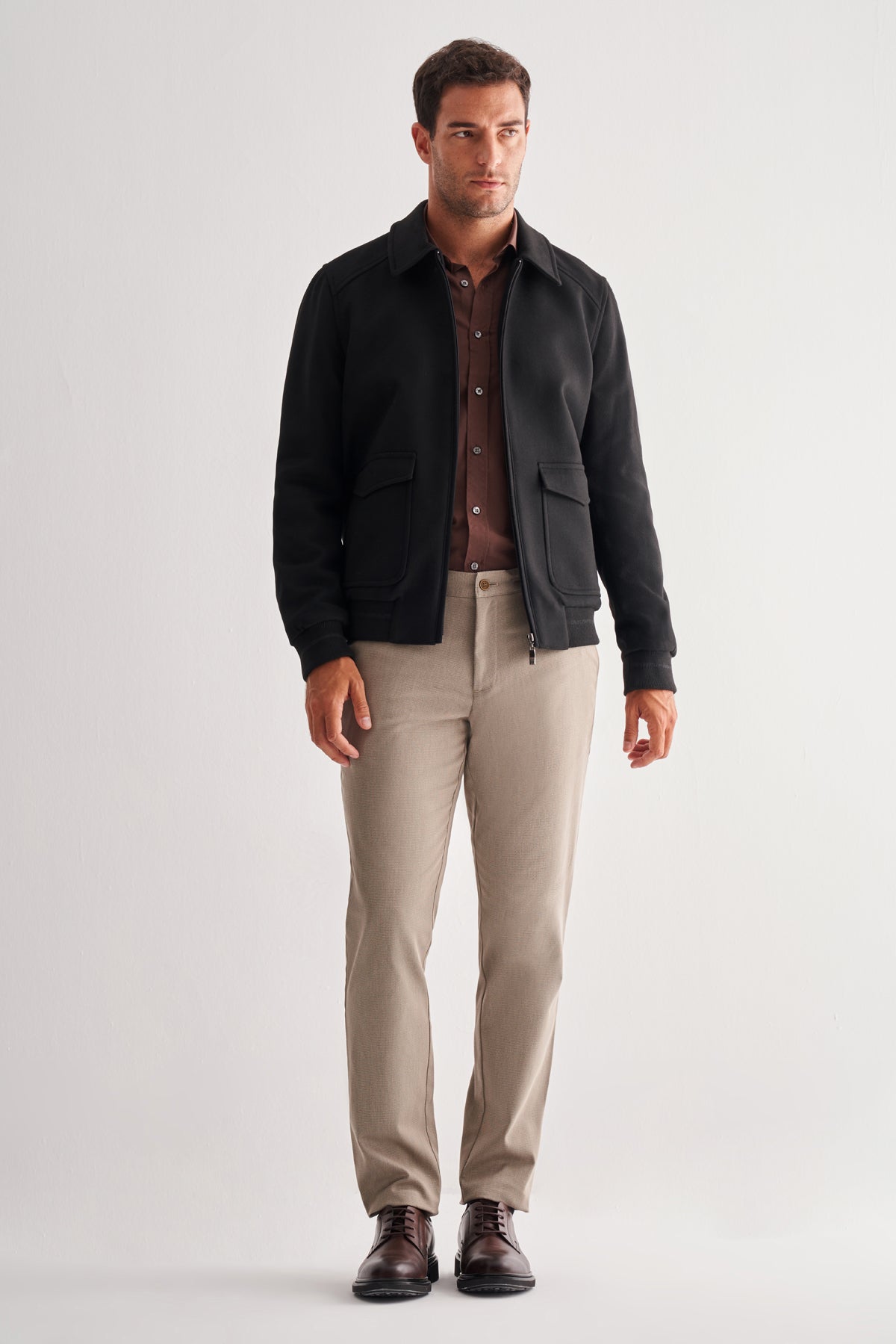 Slim-Fit Jacket - Black