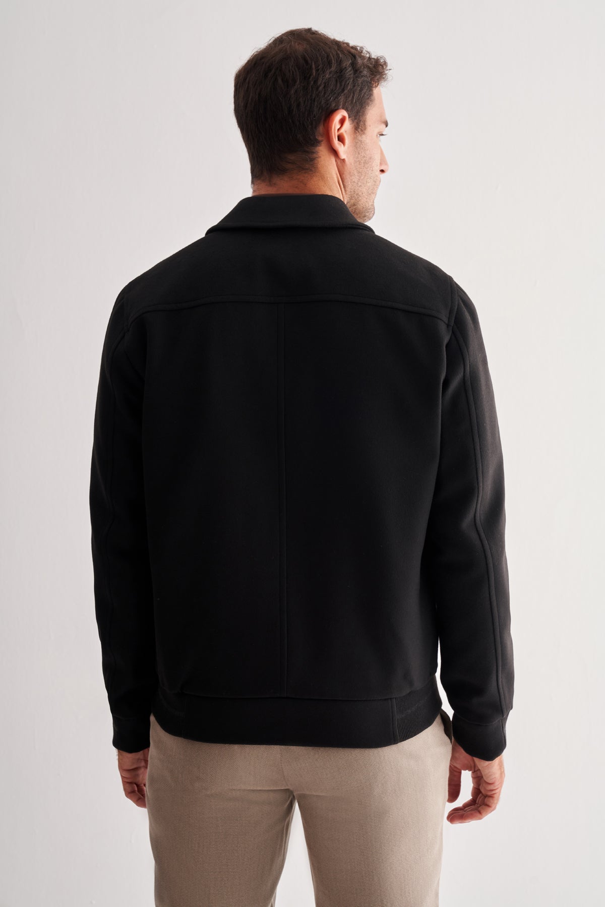 Slim-Fit Jacket - Black