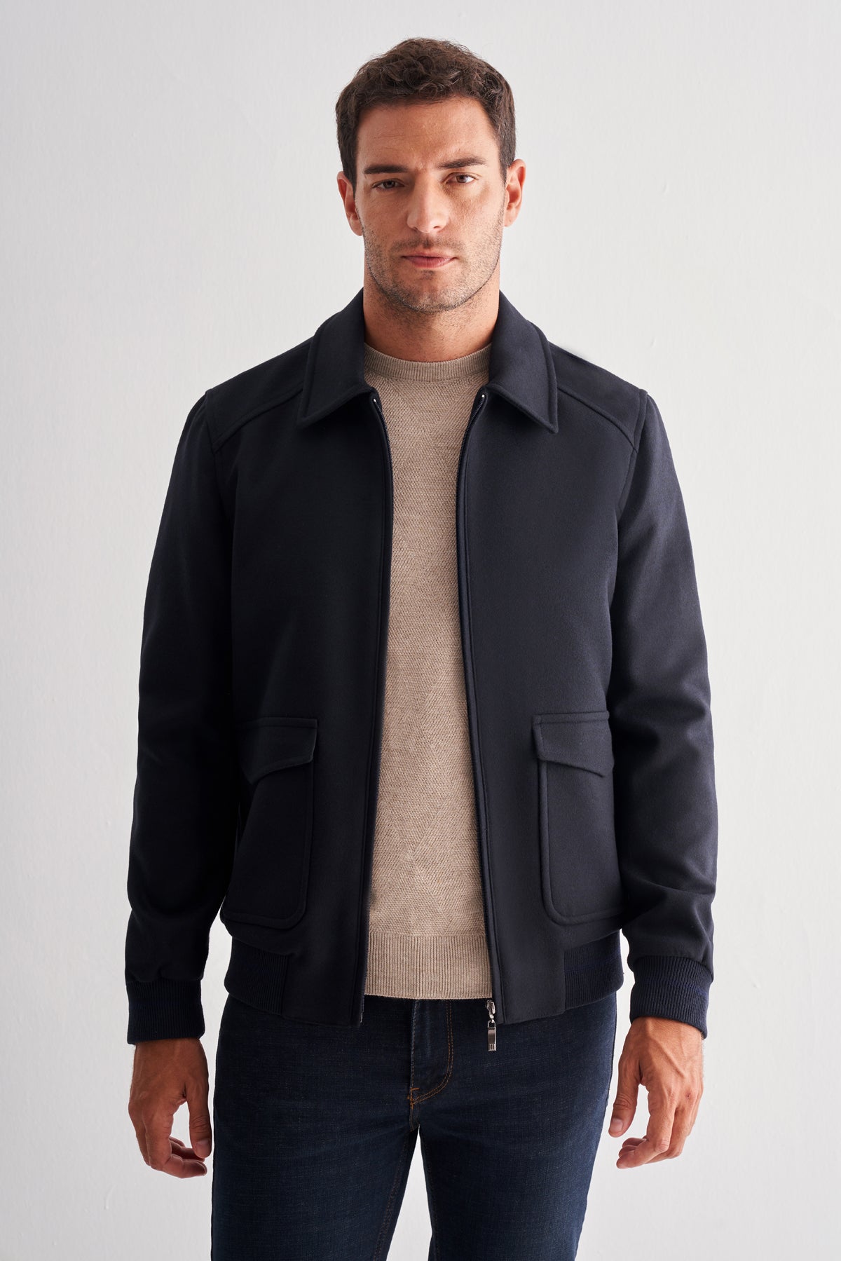Slim-Fit Jacket - Dark Navy