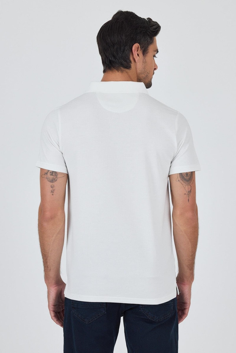 Slim-Fit Polo Shirt - Blue