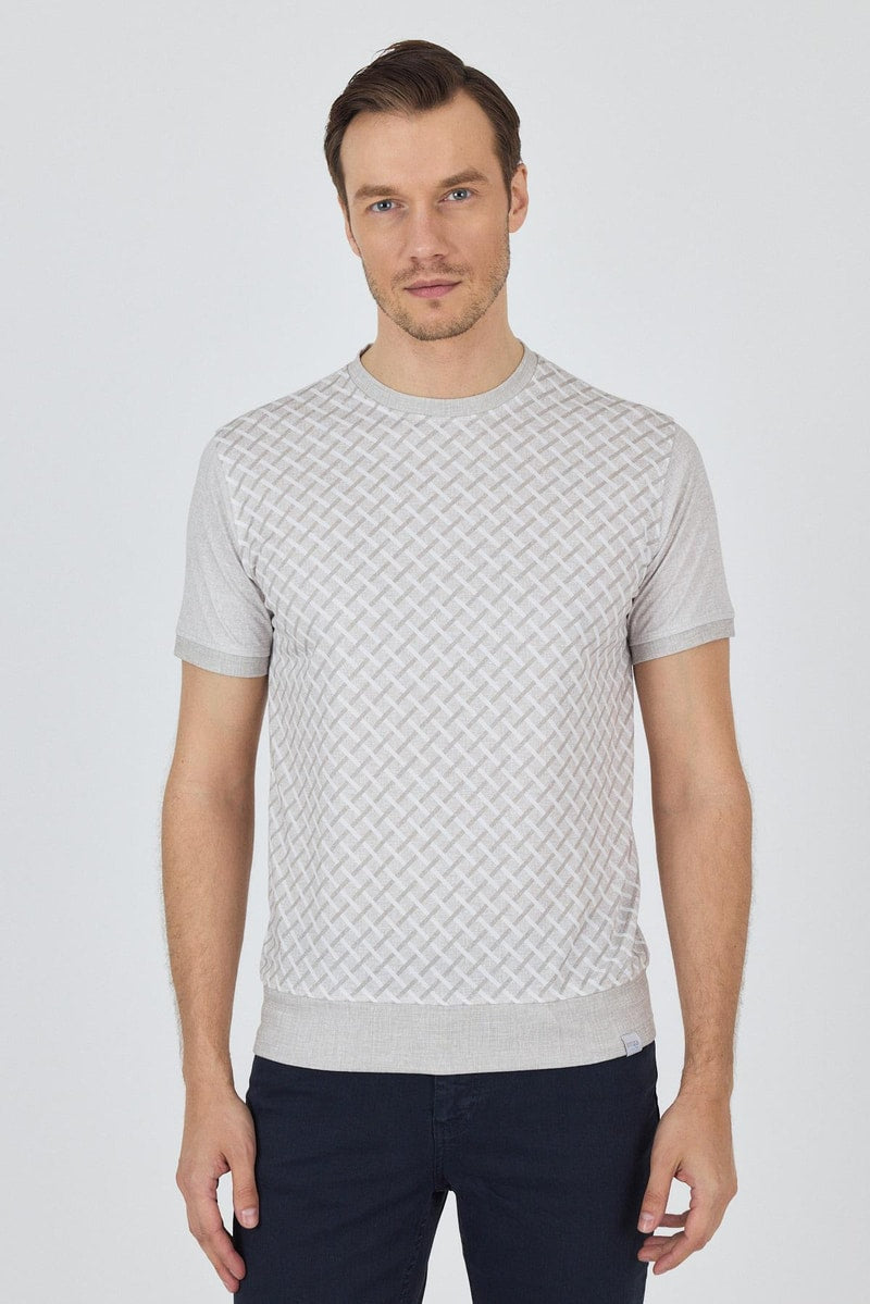 Slim-Fit T-shirt - Beige