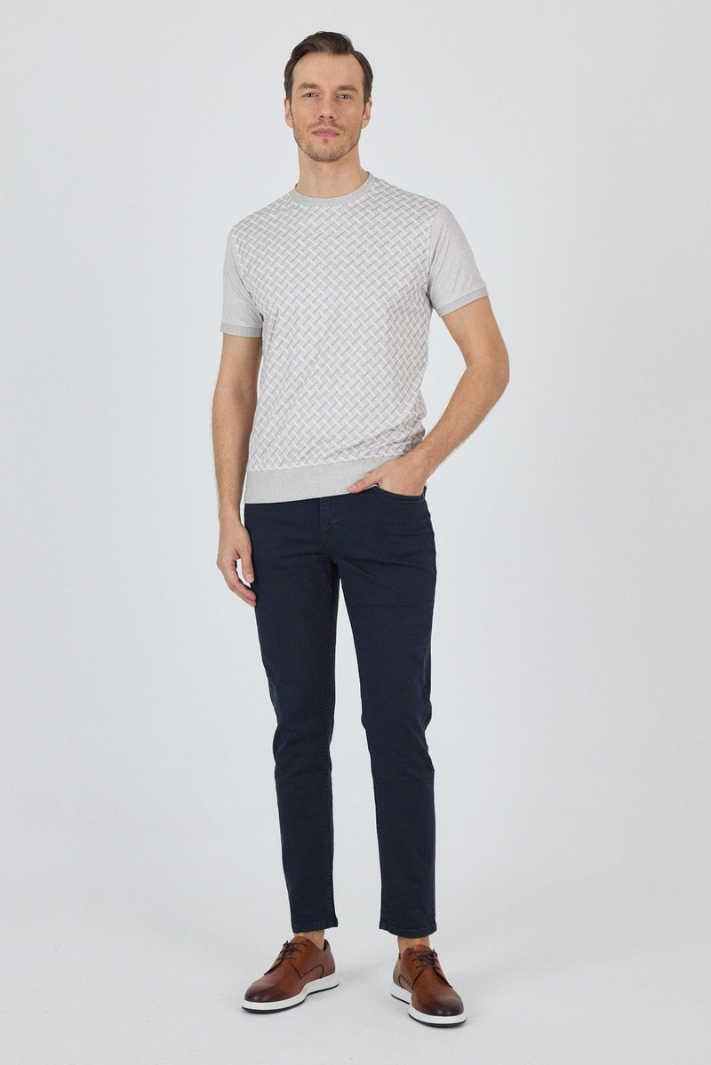 Slim-Fit T-shirt - Beige