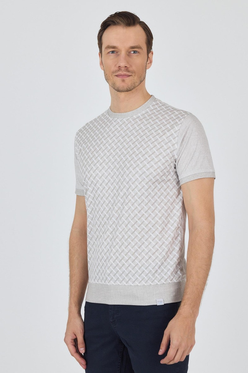 Slim-Fit T-shirt - Beige