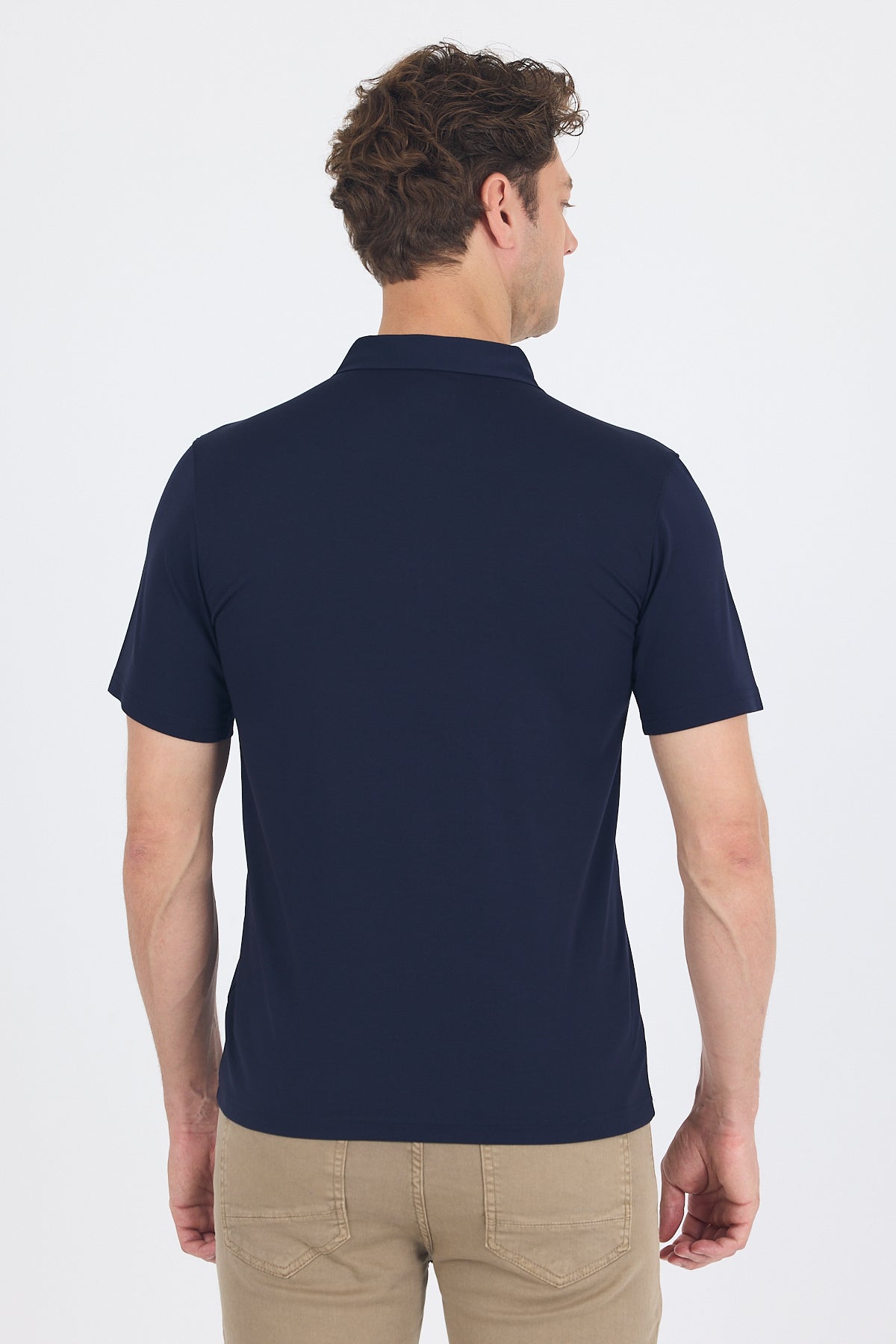Slim-Fit Polo Shirt - Navy
