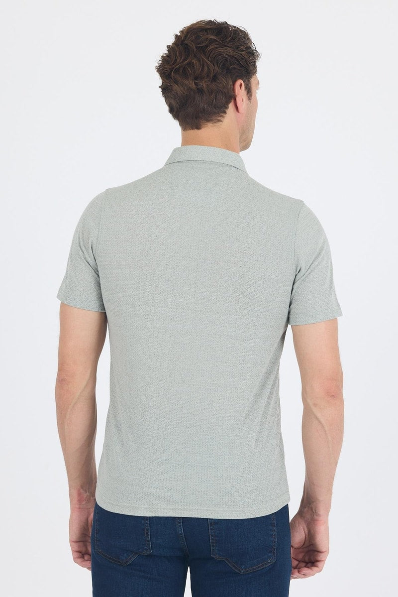 Slim-Fit Polo Shirt - Grey