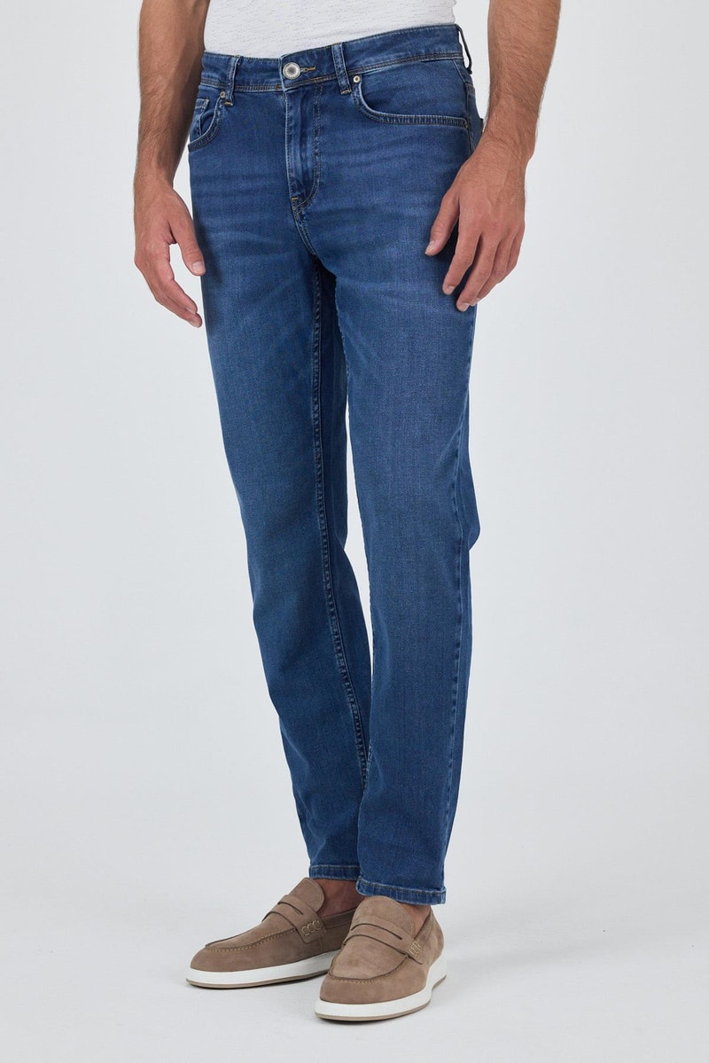 Blue Slim-Fit Jeans