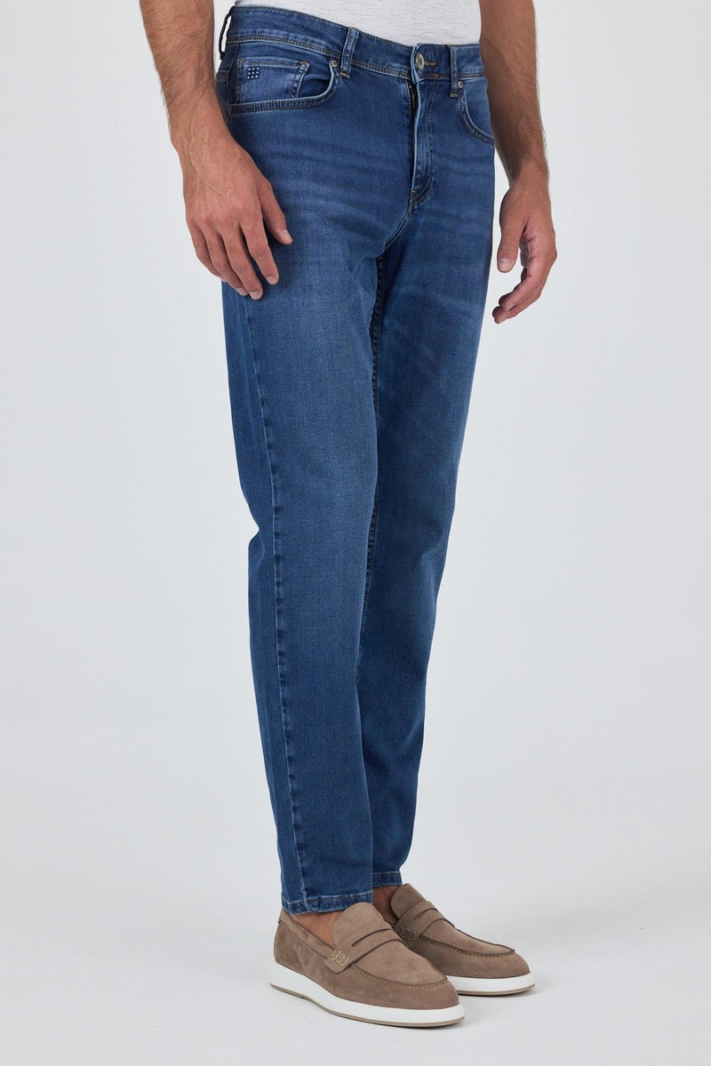 Blue Slim-Fit Jeans