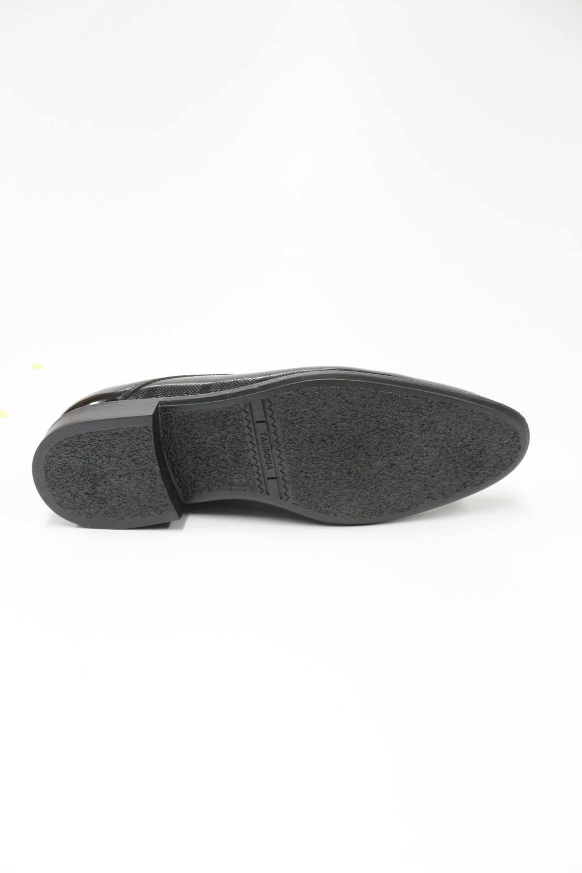 Derby Semi Textured Classic Shoes - Black