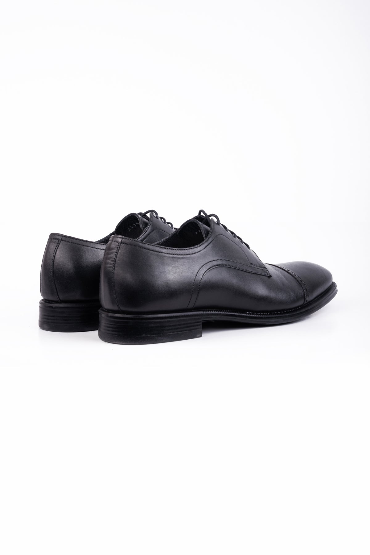 Derby Plain Classic Shoes - Black